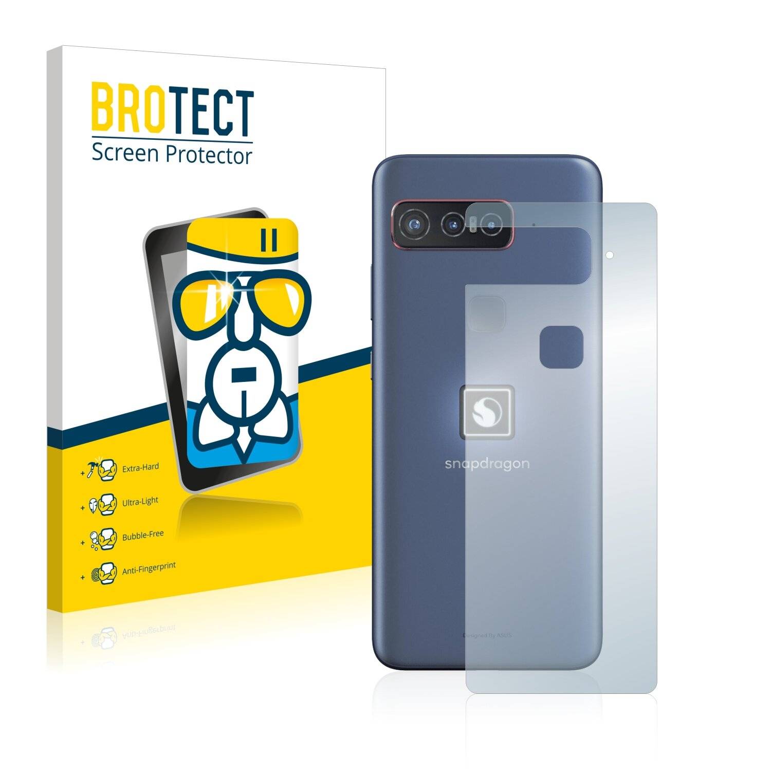 BROTECT AirGlass Schutzglas Folie für Asus Smartphone for Snapdragon Insiders