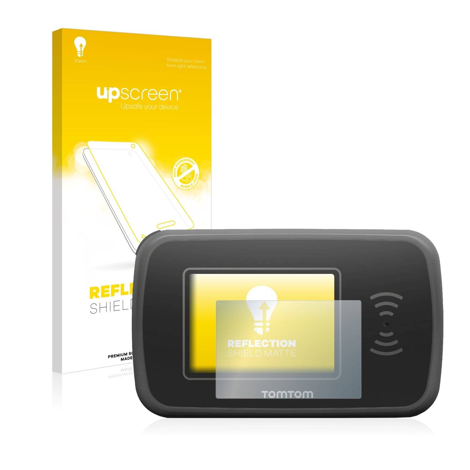 upscreen Reflection Shield Matte Premium Displayschutzfolie für TomTom Pro