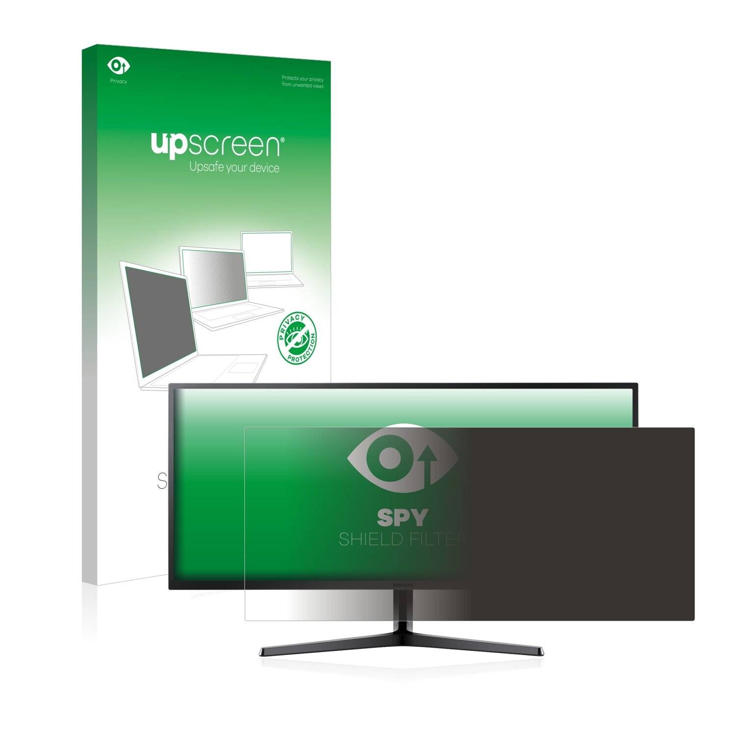 upscreen Spy Shield Filter Premium Blickschutzfilter für Samsung