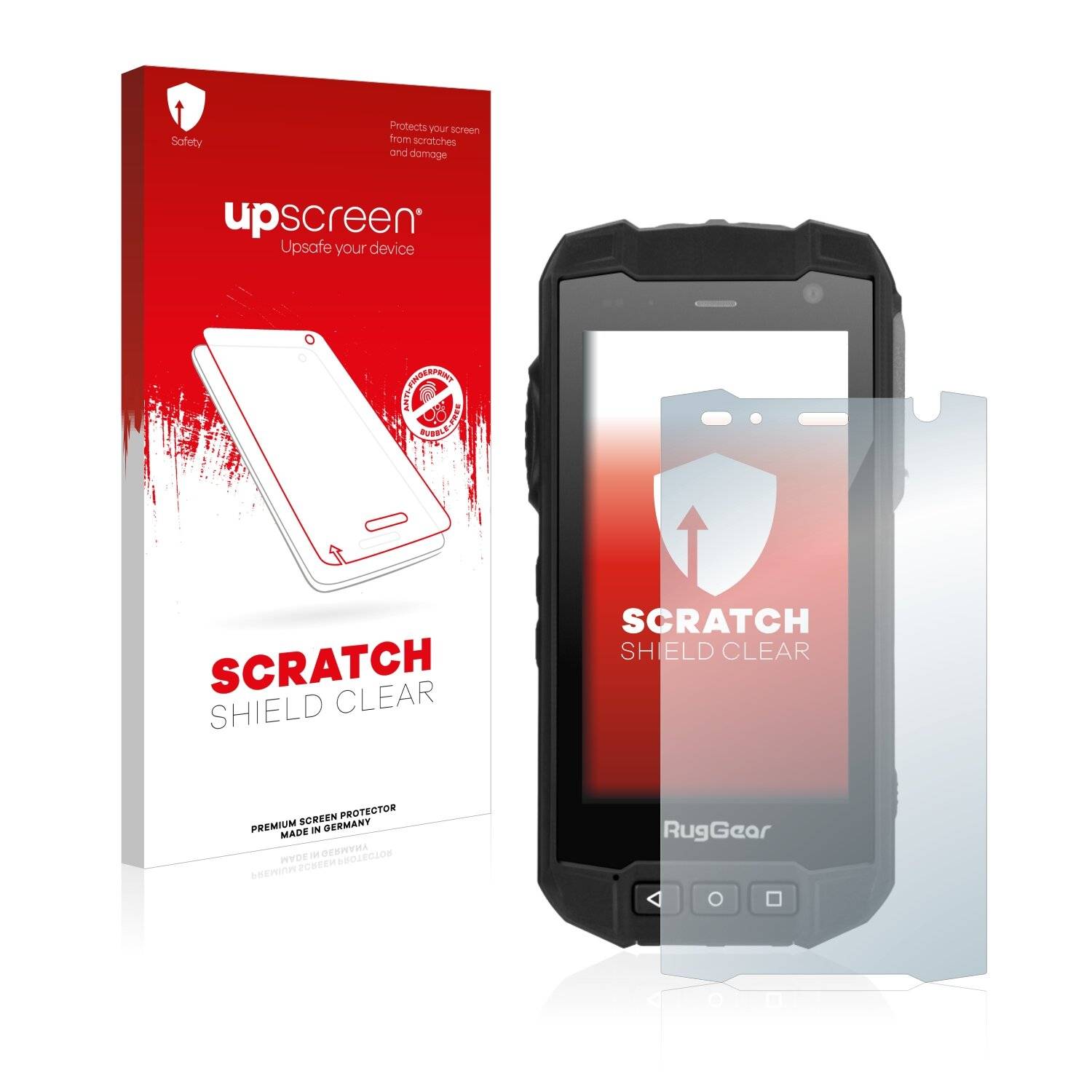 upscreen Scratch Shield Clear Premium Displayschutzfolie für RugGear