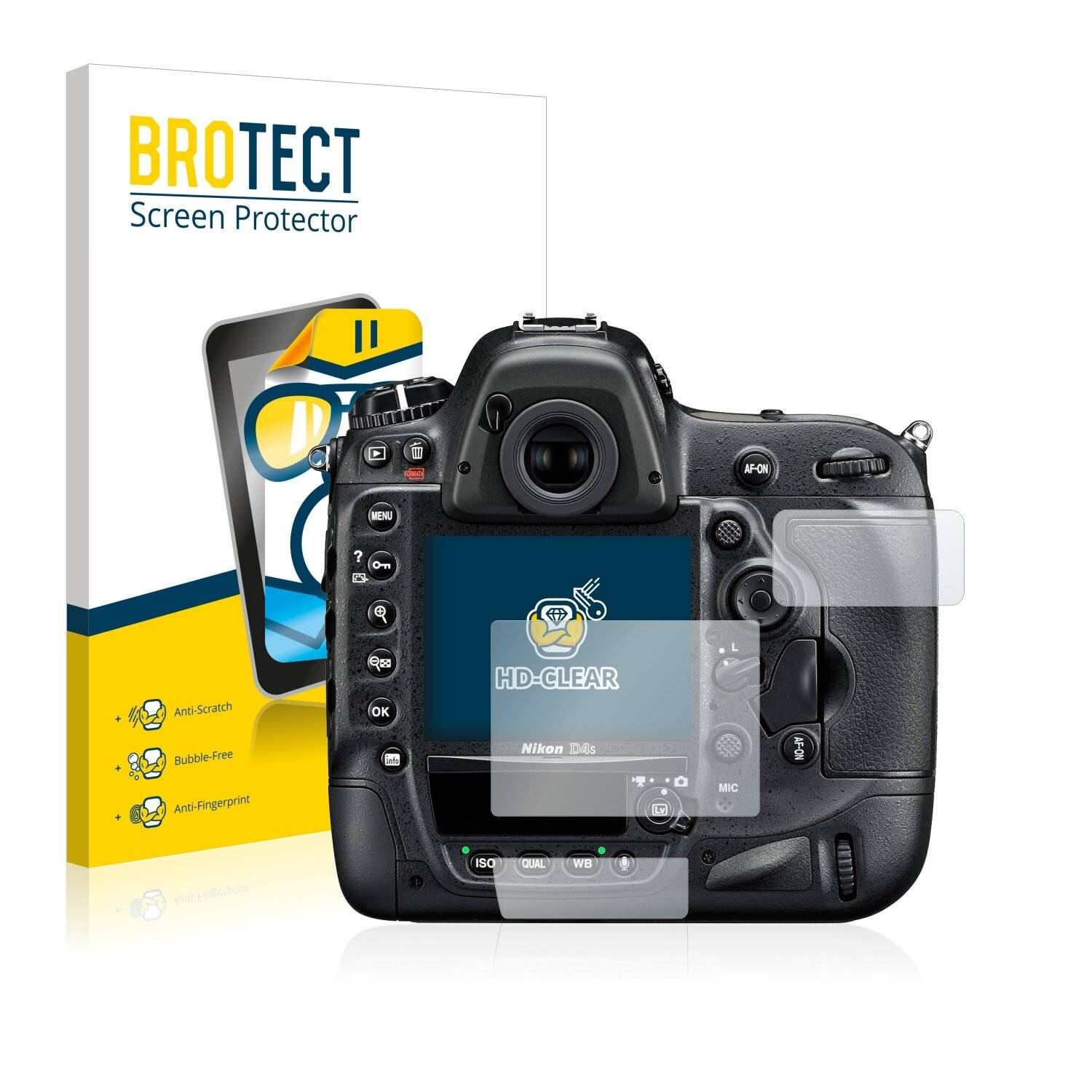 2x BROTECT HD-Clear Displayschutzfolie für Nikon