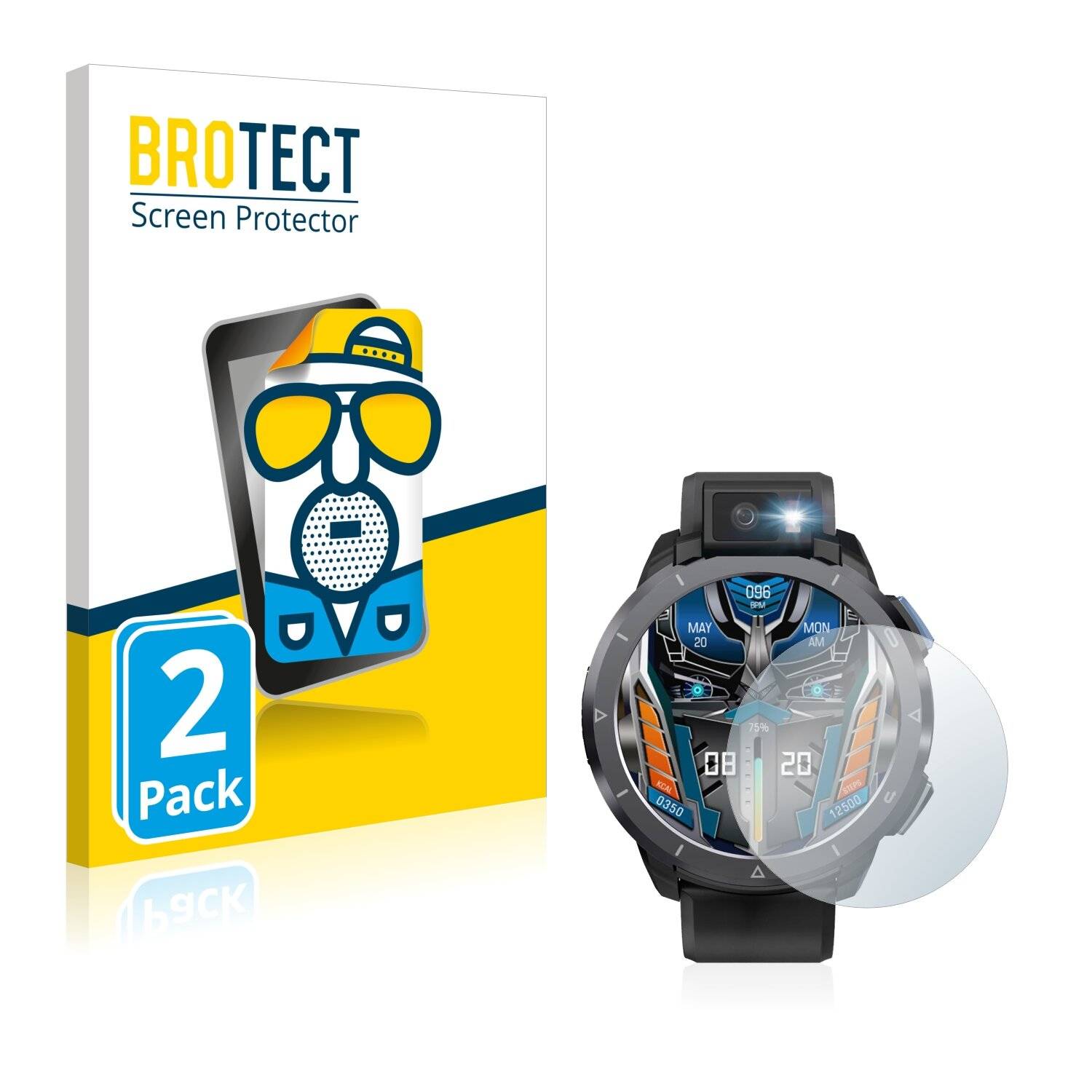 2x BROTECT Matte Displayschutzfolie für Kospet Optimus 2 - Entspiegelt,
