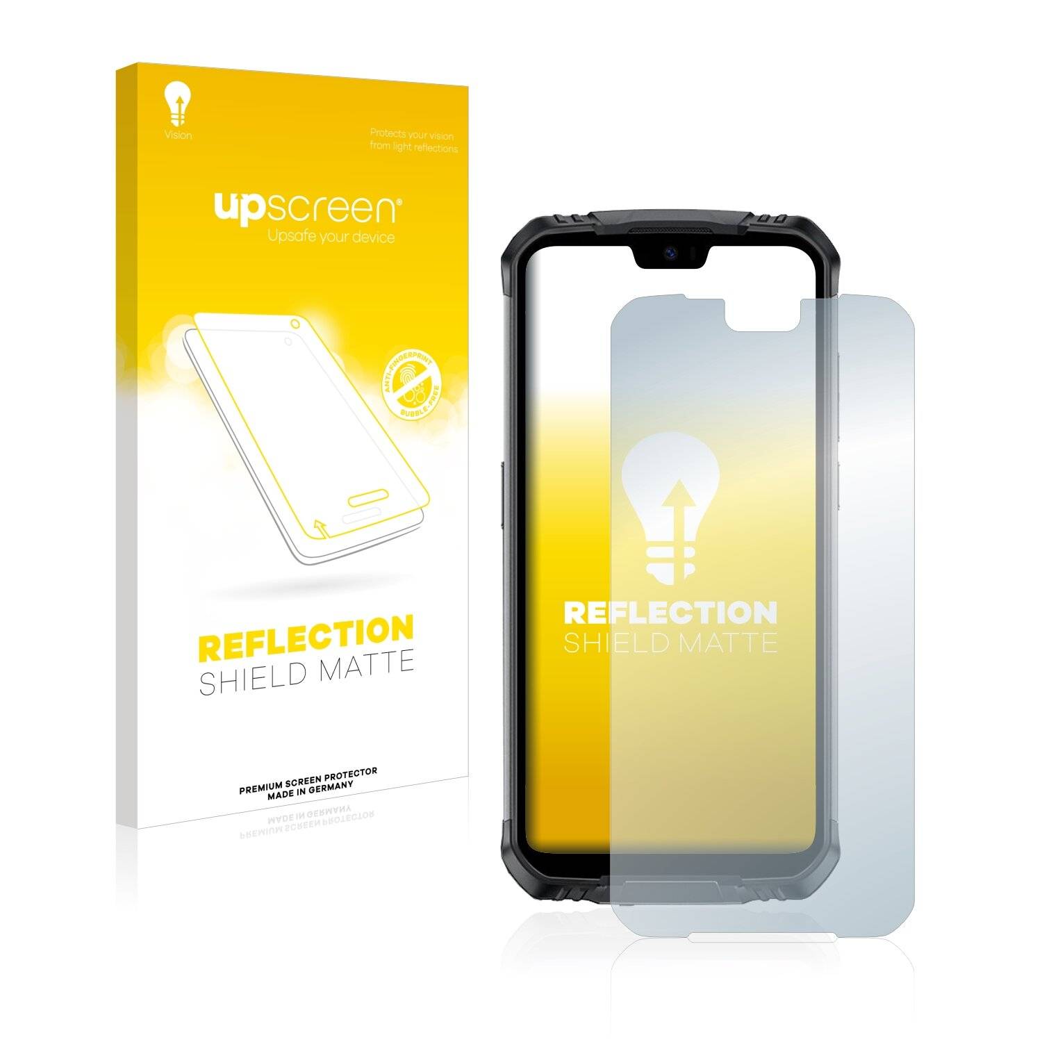 upscreen Reflection Shield Matte Premium Displayschutzfolie für Doogee S68
