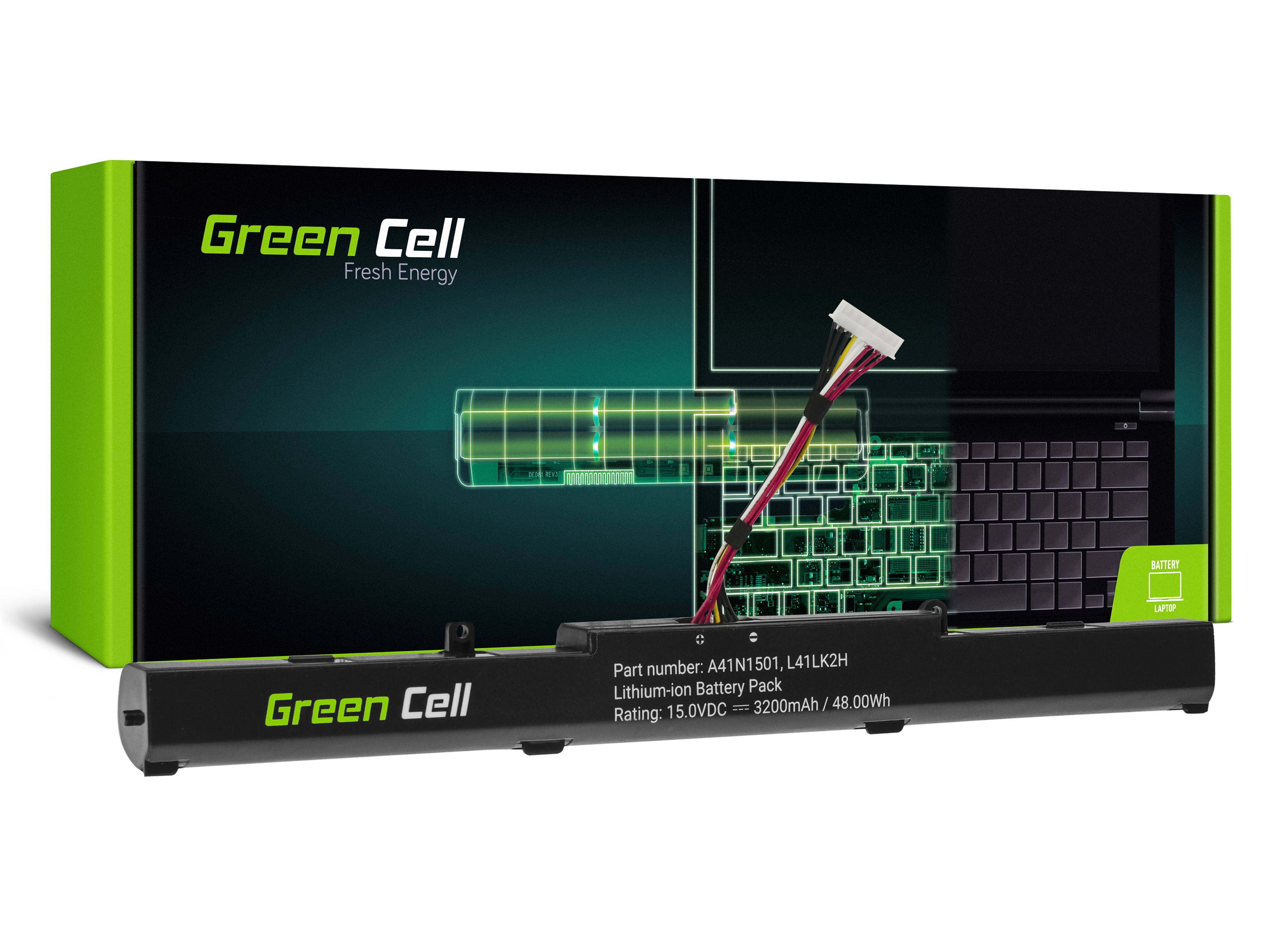 Laptop Akku A41N1501 für Asus ROG GL752 VivoBook Pro N552 - 15V - 3200mAh