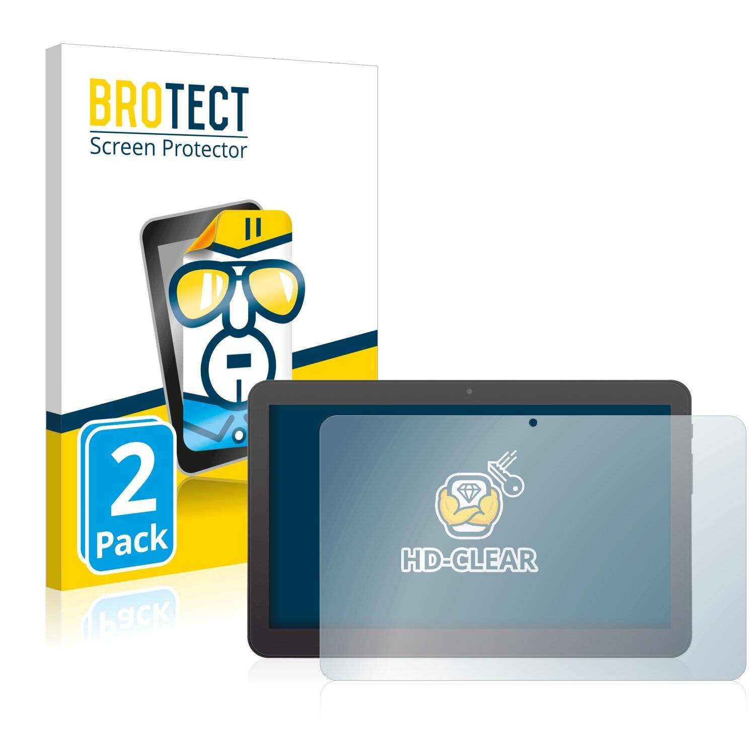 2x BROTECT HD-Clear Displayschutzfolie für Awow