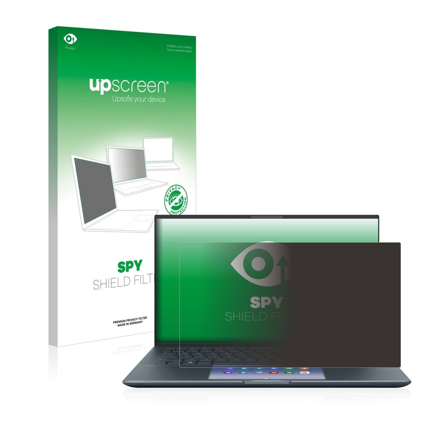 upscreen Spy Shield Filter Premium Blickschutzfilter für Asus ZenBook 14