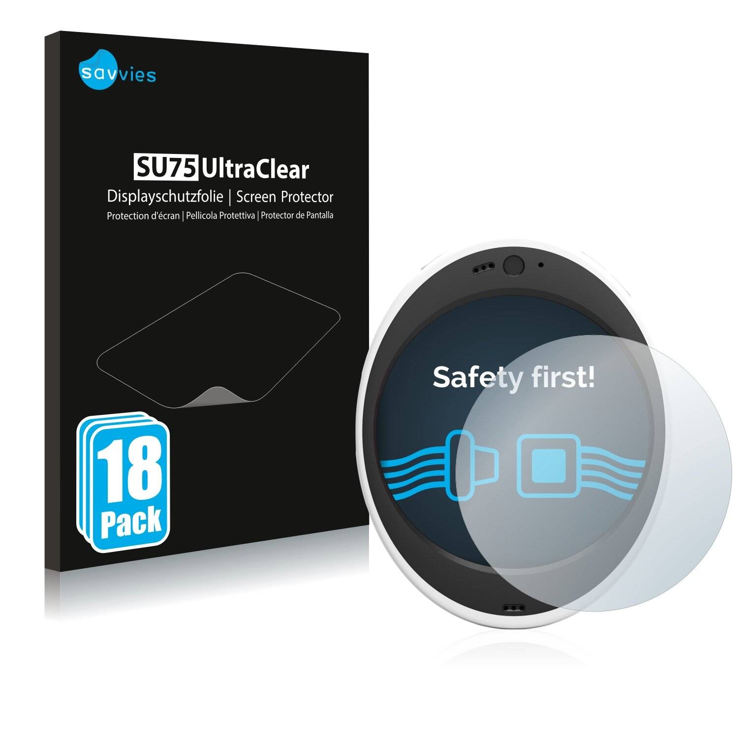 18x Savvies SU75 Displayschutzfolie für Cyrcle Phone The Cyrcle Phone