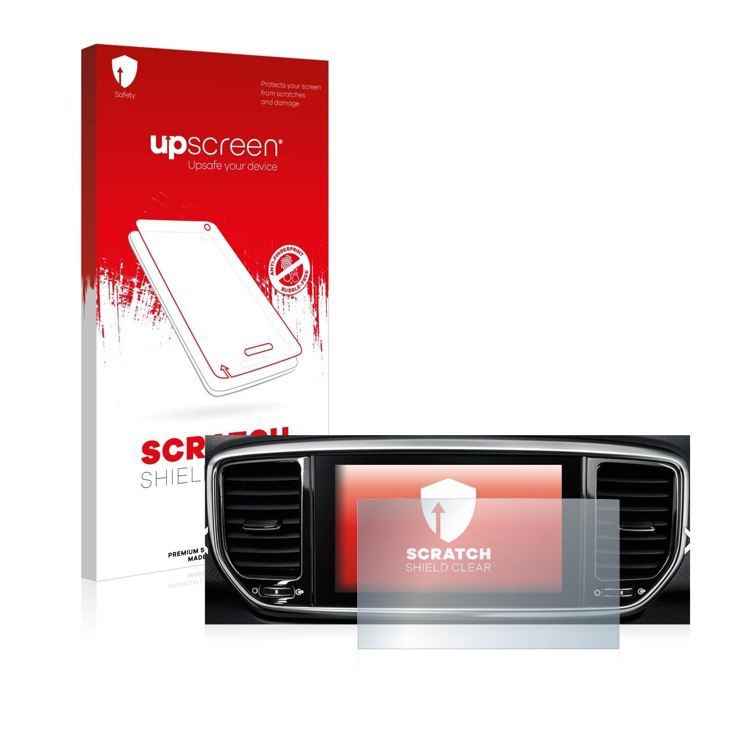 upscreen Scratch Shield Clear Premium Displayschutzfolie für Kia Sportage QLPE 2020
