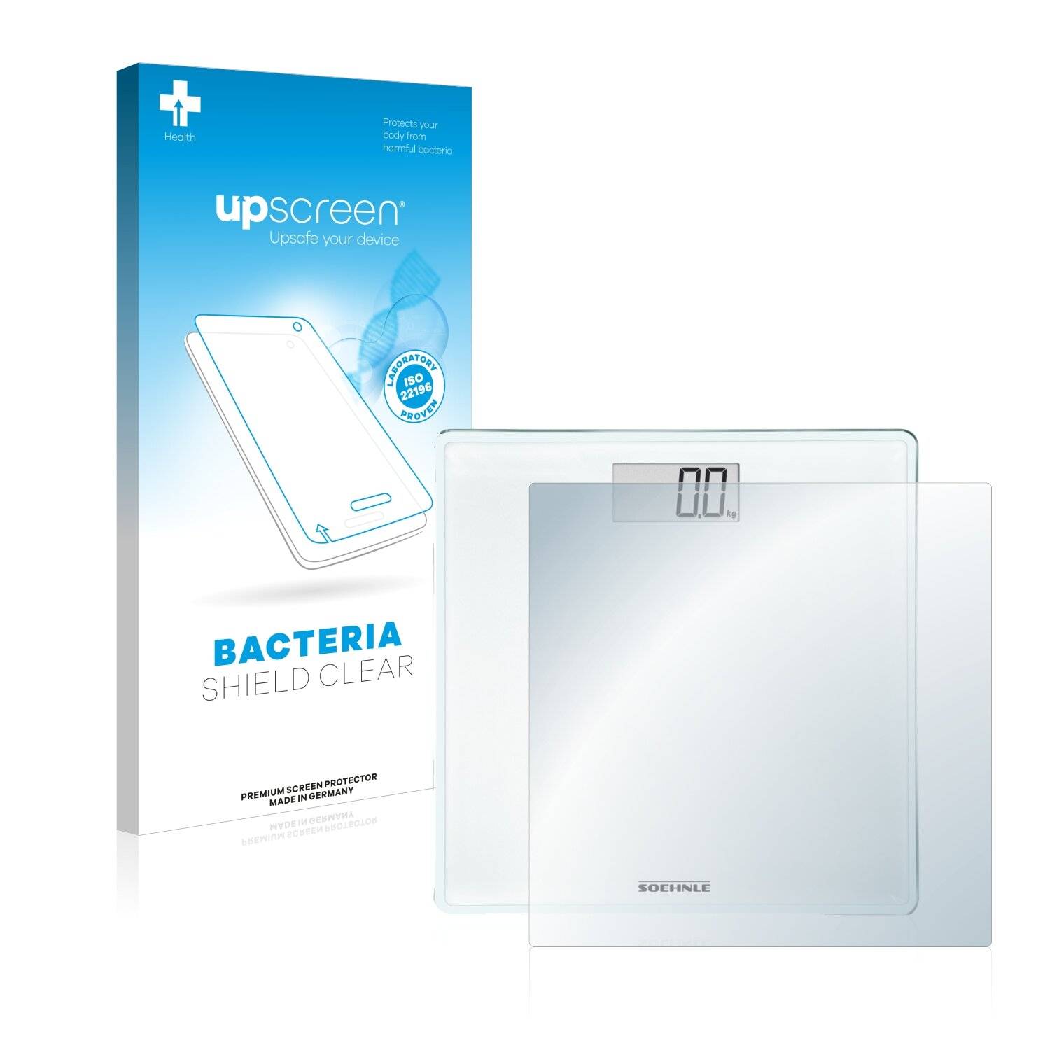 upscreen Bacteria Shield Clear Premium Antibakterielle Displayschutzfolie für Soehnle Style