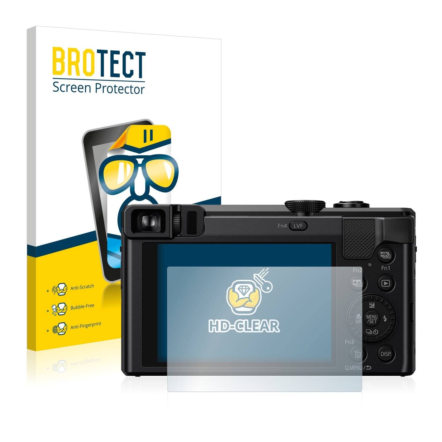 2x BROTECT HD-Clear Displayschutzfolie für Panasonic Lumix