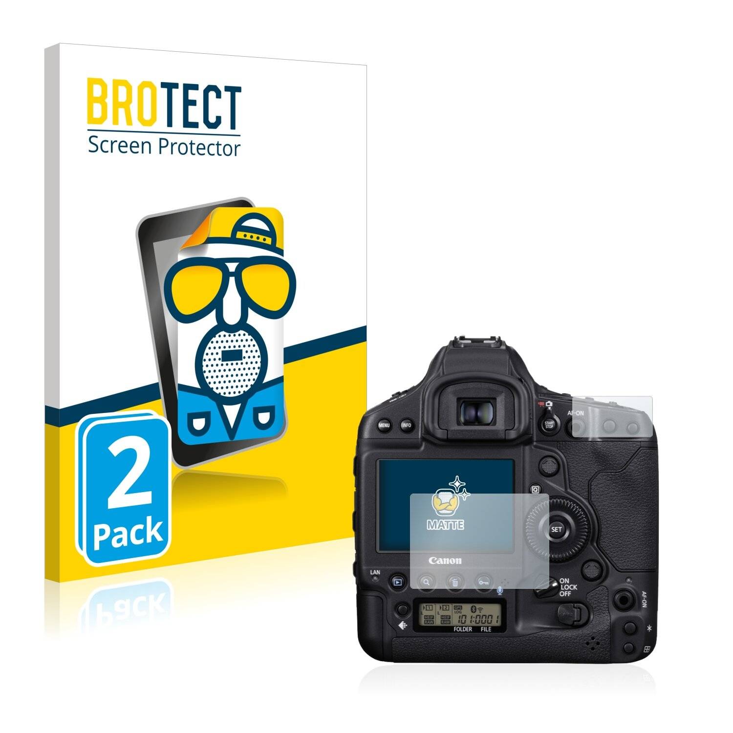 2x BROTECT Matte Displayschutzfolie für Canon EOS 1D X Mark III - Entspiegelt,
