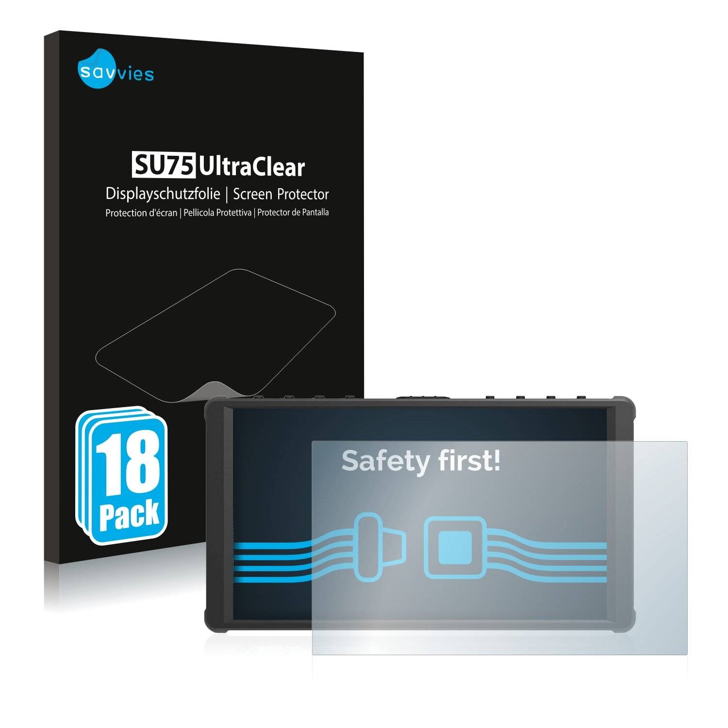 18x Savvies SU75 Displayschutzfolie für Portkeys