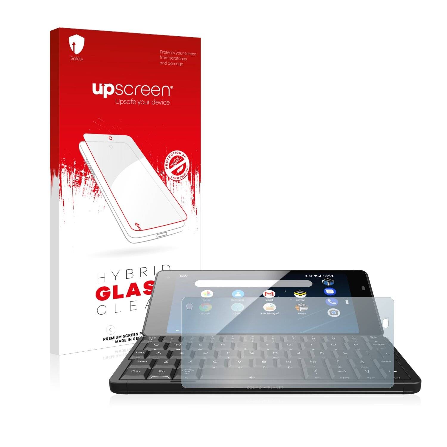 upscreen Hybrid Glass Clear Premium Schutzglas Folie für Cosmo