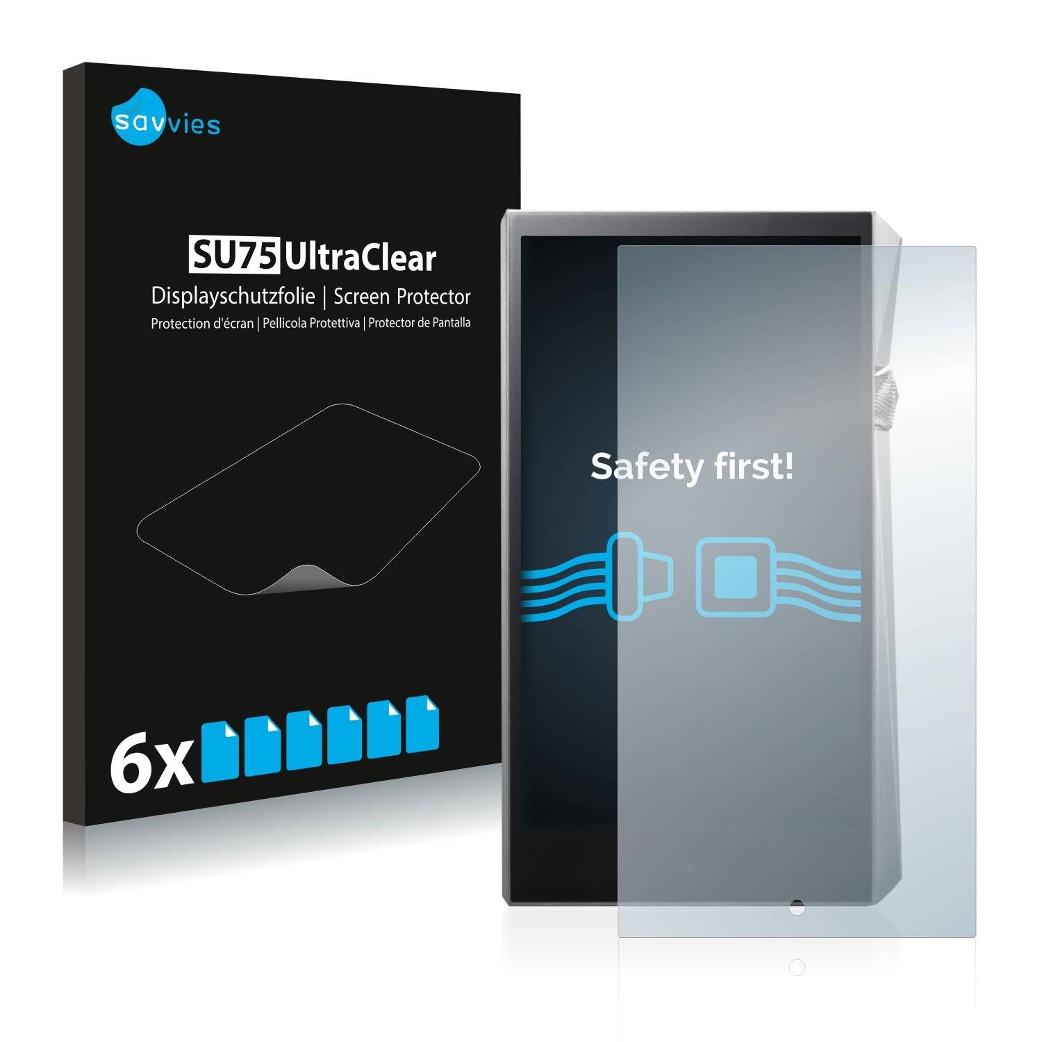 6x Savvies SU75 Displayschutzfolie für Astell & Kern