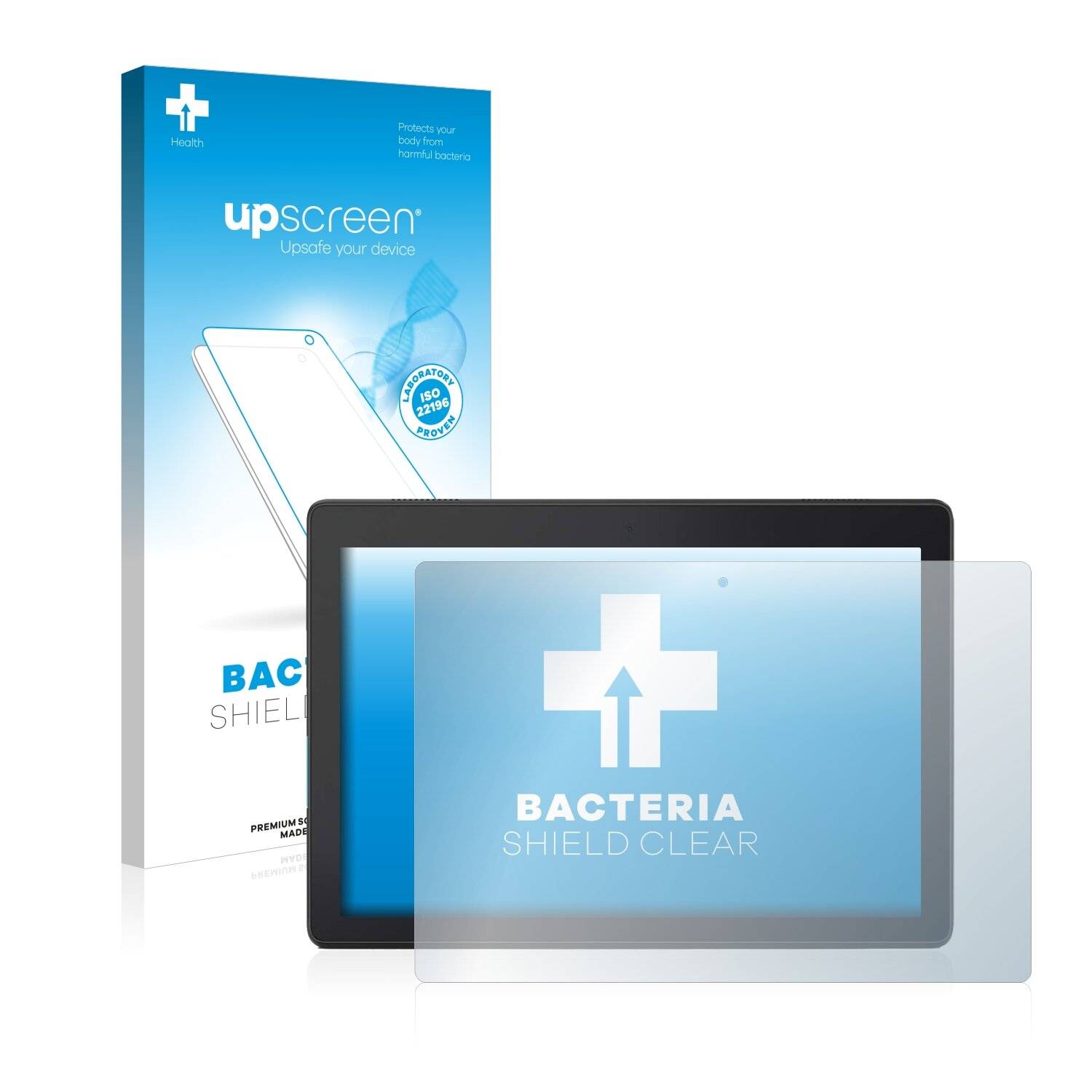 upscreen Bacteria Shield Clear Premium Antibakterielle Displayschutzfolie für Lenovo CS
