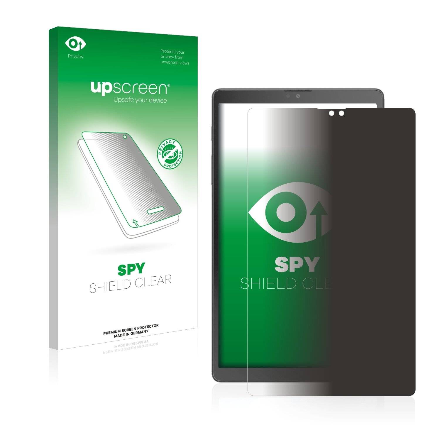 upscreen Spy Shield Clear Premium Blickschutzfolie für Samsung Galaxy Tab A7 Lite Wi-Fi 2021