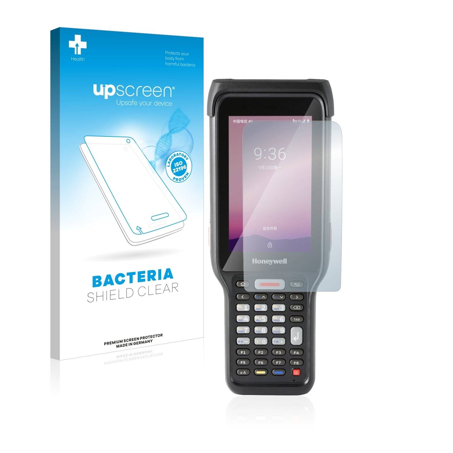 upscreen Bacteria Shield Clear Premium Antibakterielle Displayschutzfolie für Honeywell