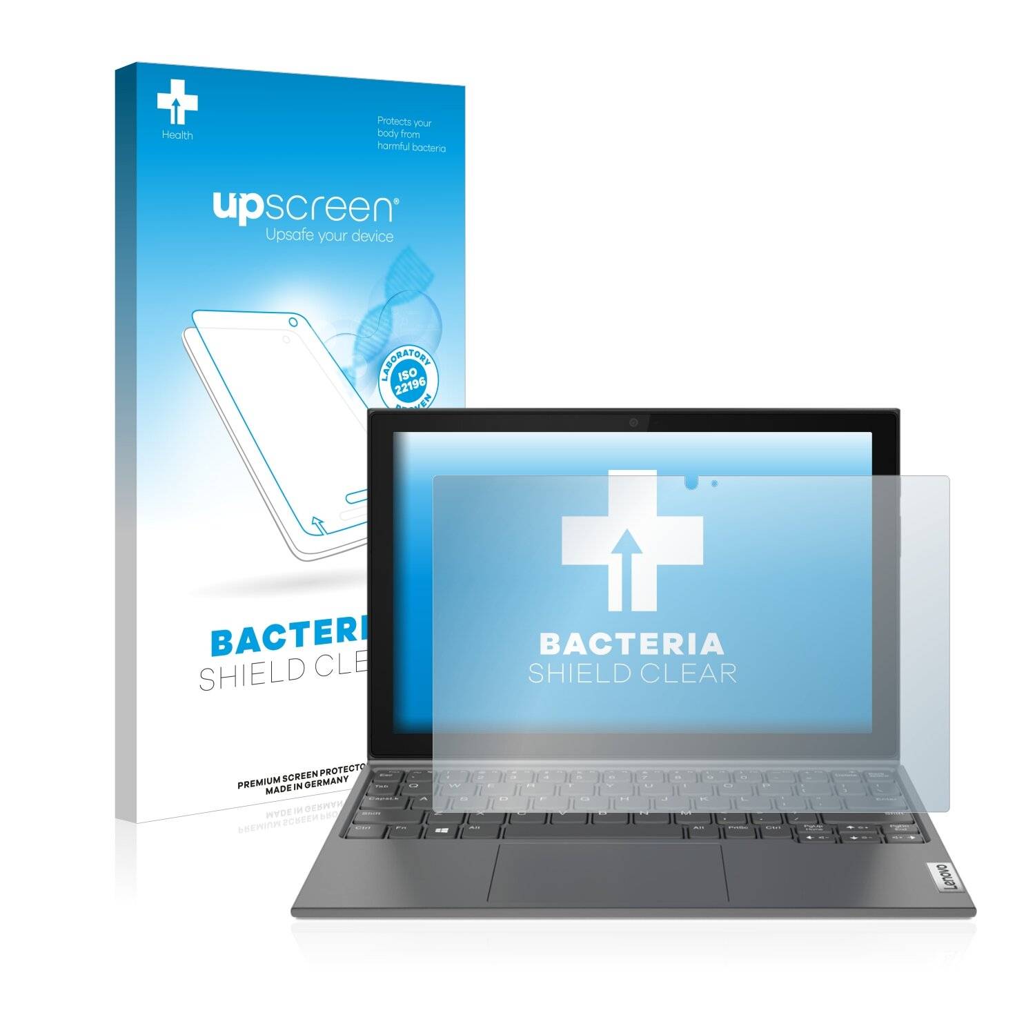 upscreen Bacteria Shield Clear Premium Antibakterielle Displayschutzfolie für Lenovo IdeaPad