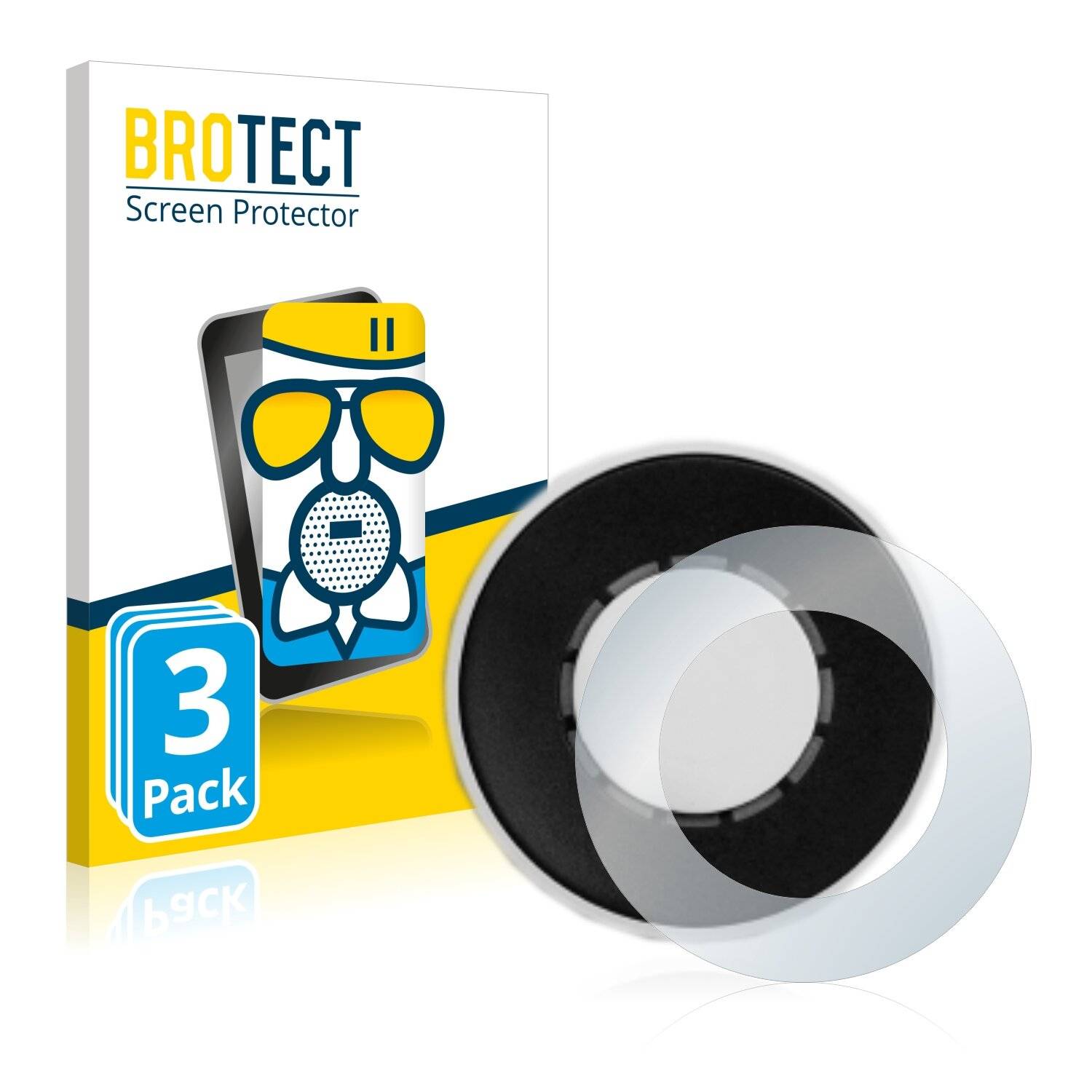 3x BROTECT AirGlass Matte Schutzglas Folie für Shortcut Labs Flic