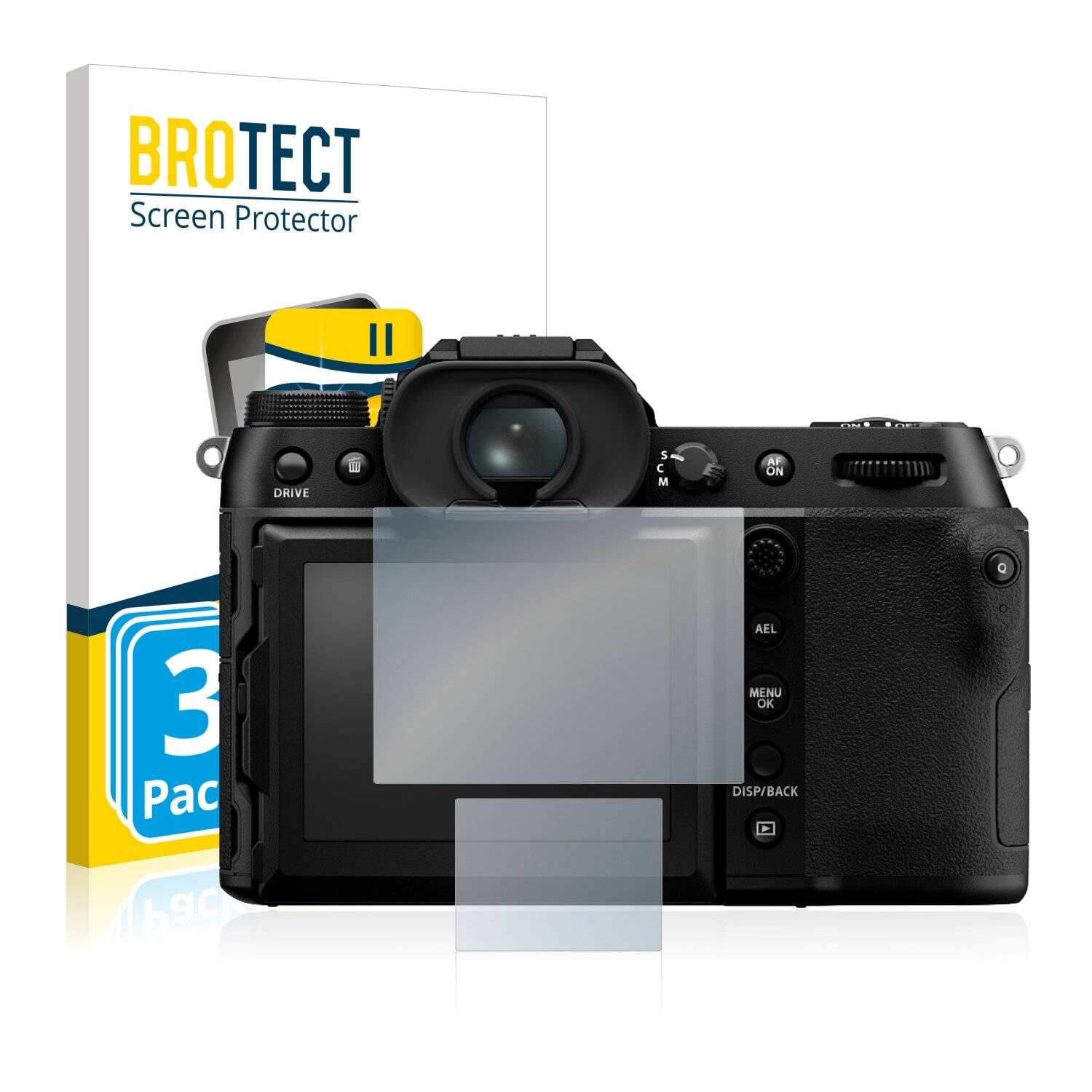 3x BROTECT AirGlass Schutzglas Folie für Fujifilm