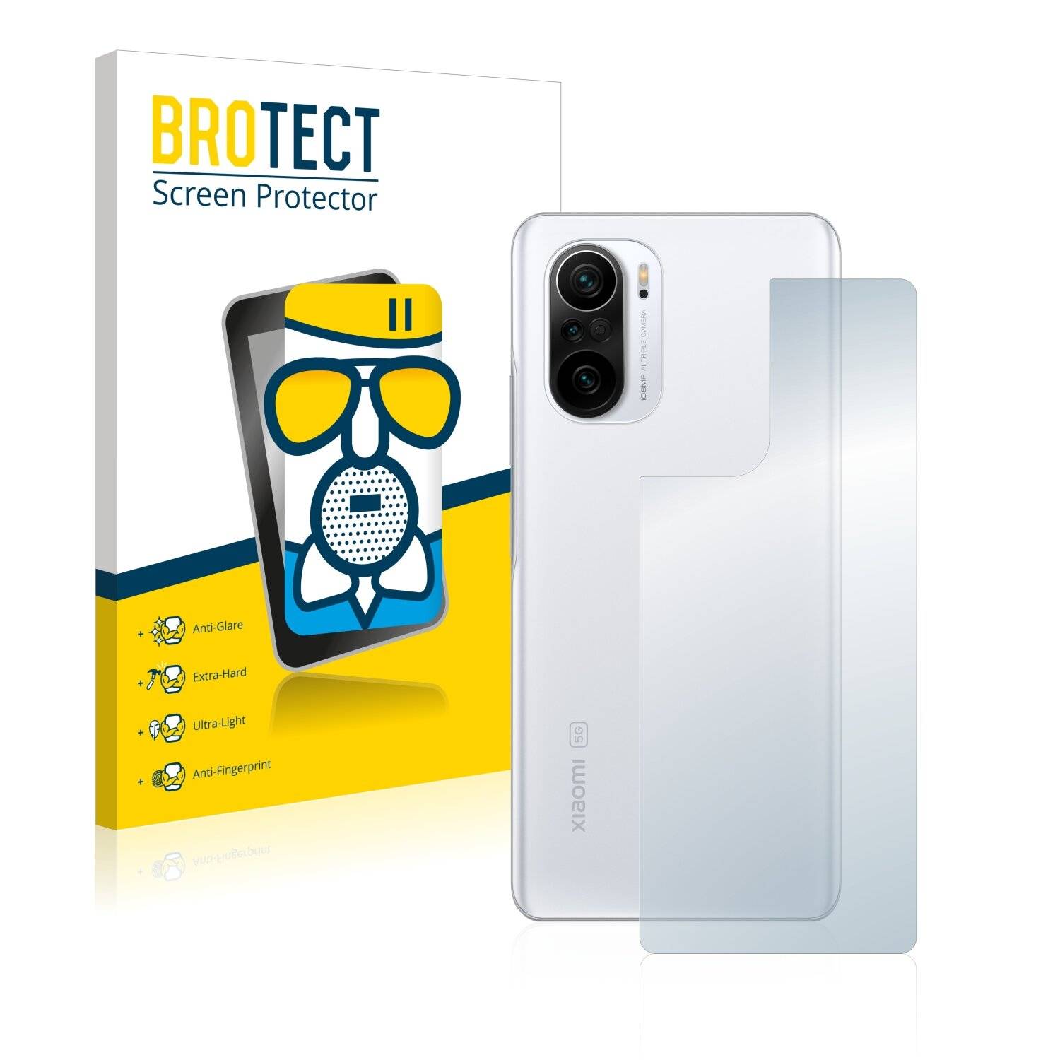 BROTECT AirGlass Matte Schutzglas Folie für Xiaomi Mi 11X Pro