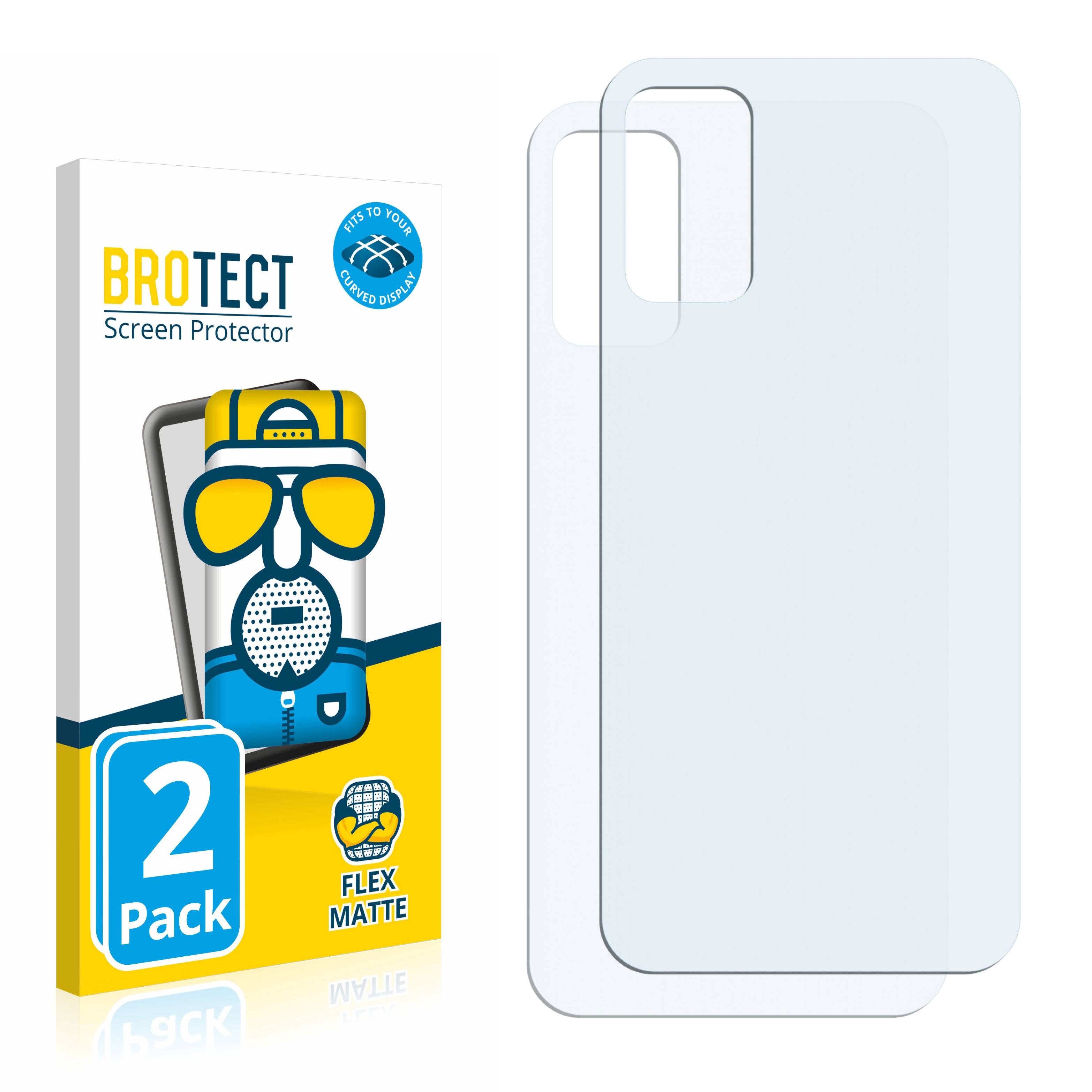 2x BROTECT Flex Matte Full-Cover Displayschutzfolie für Xiaomi Redmi Note 10 5G