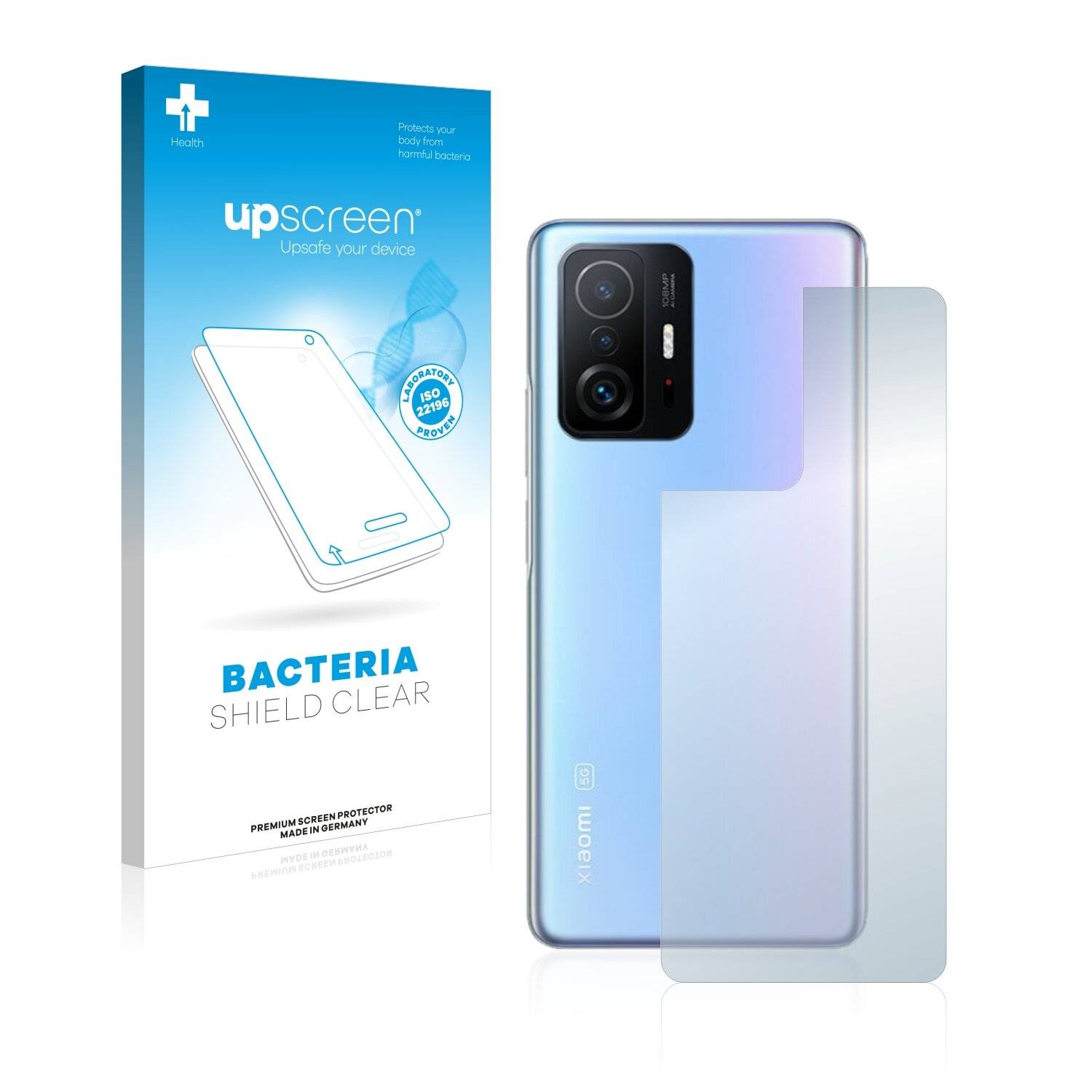 upscreen Bacteria Shield Clear Premium Antibakterielle Displayschutzfolie für Xiaomi 11T