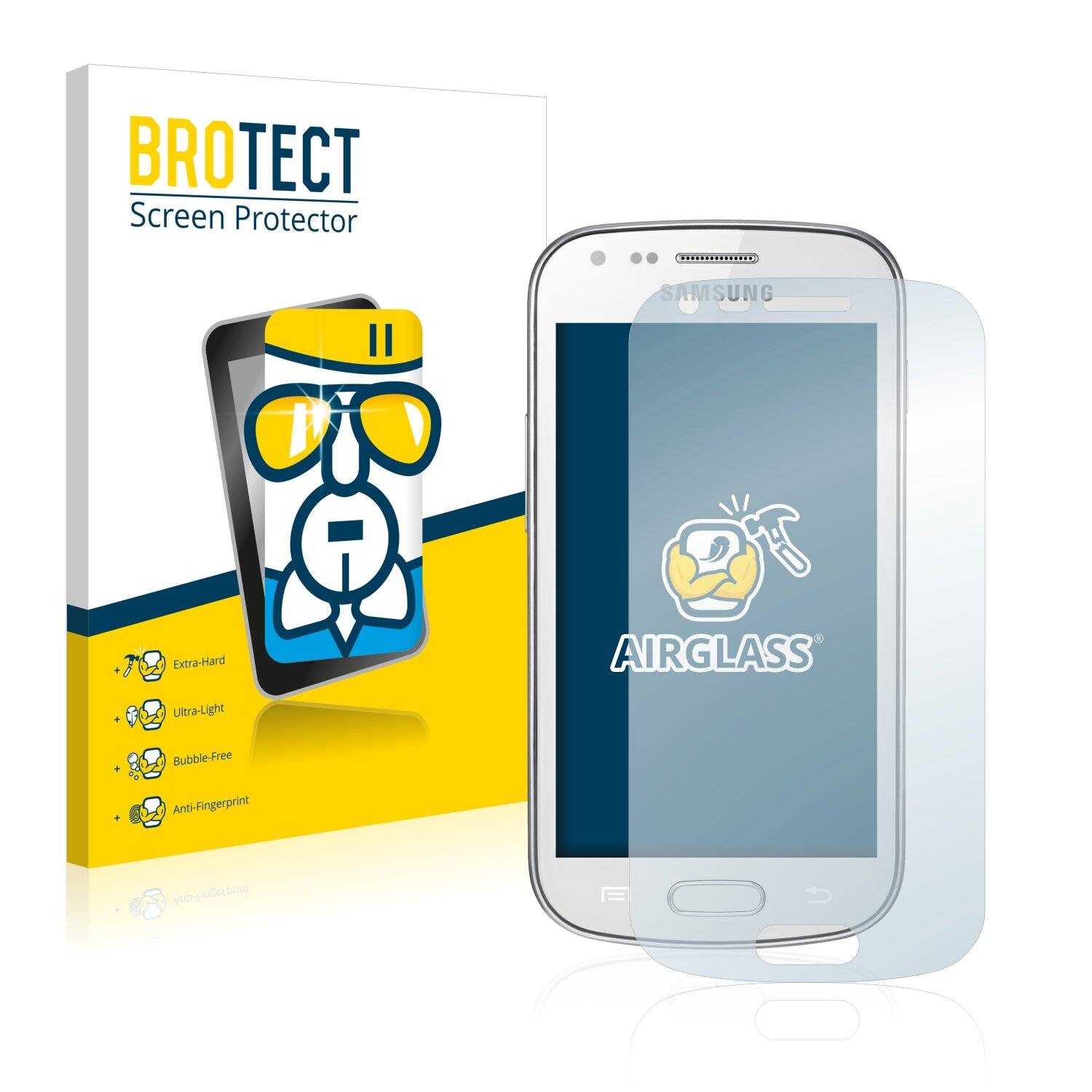 BROTECT AirGlass Schutzglas Folie für Samsung