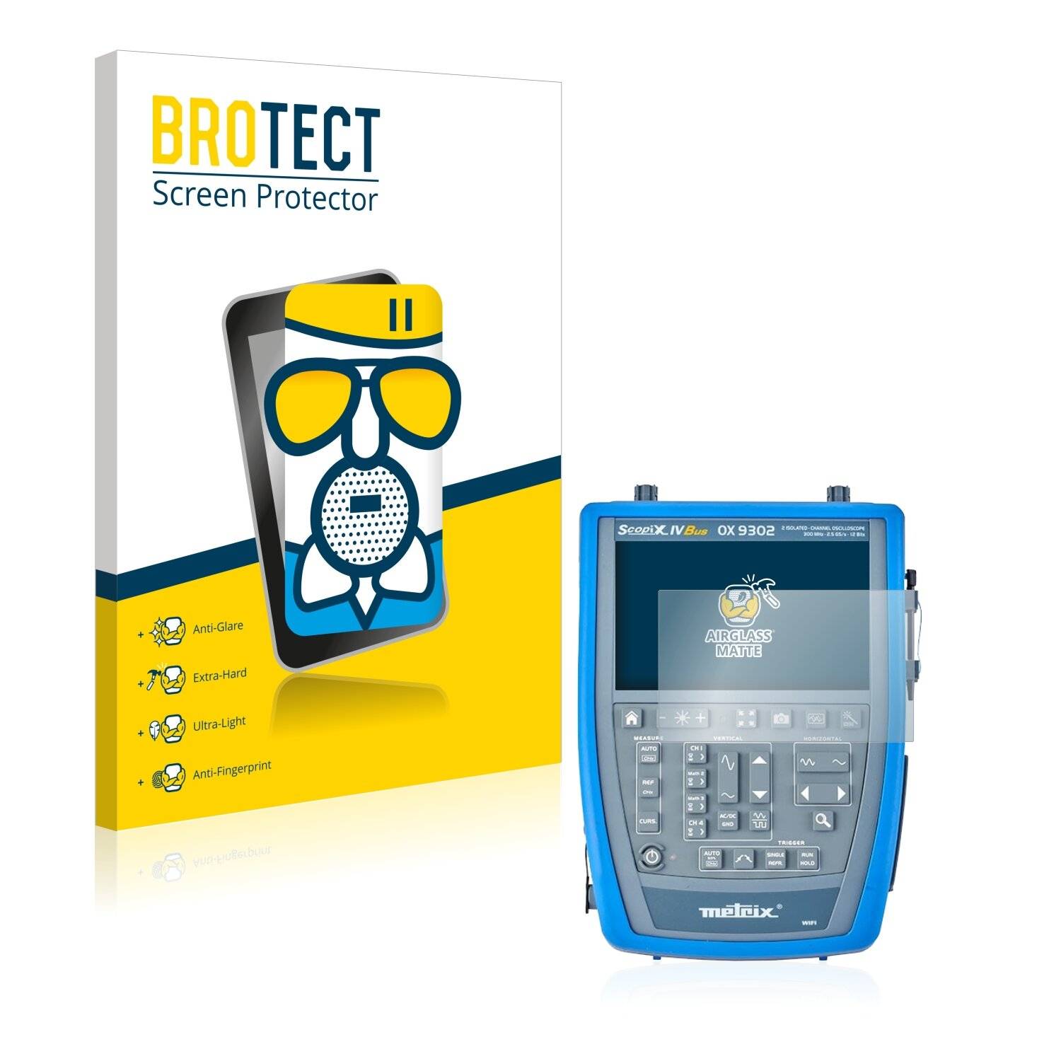 BROTECT AirGlass Matte Schutzglas Folie für Chauvin OX 9302