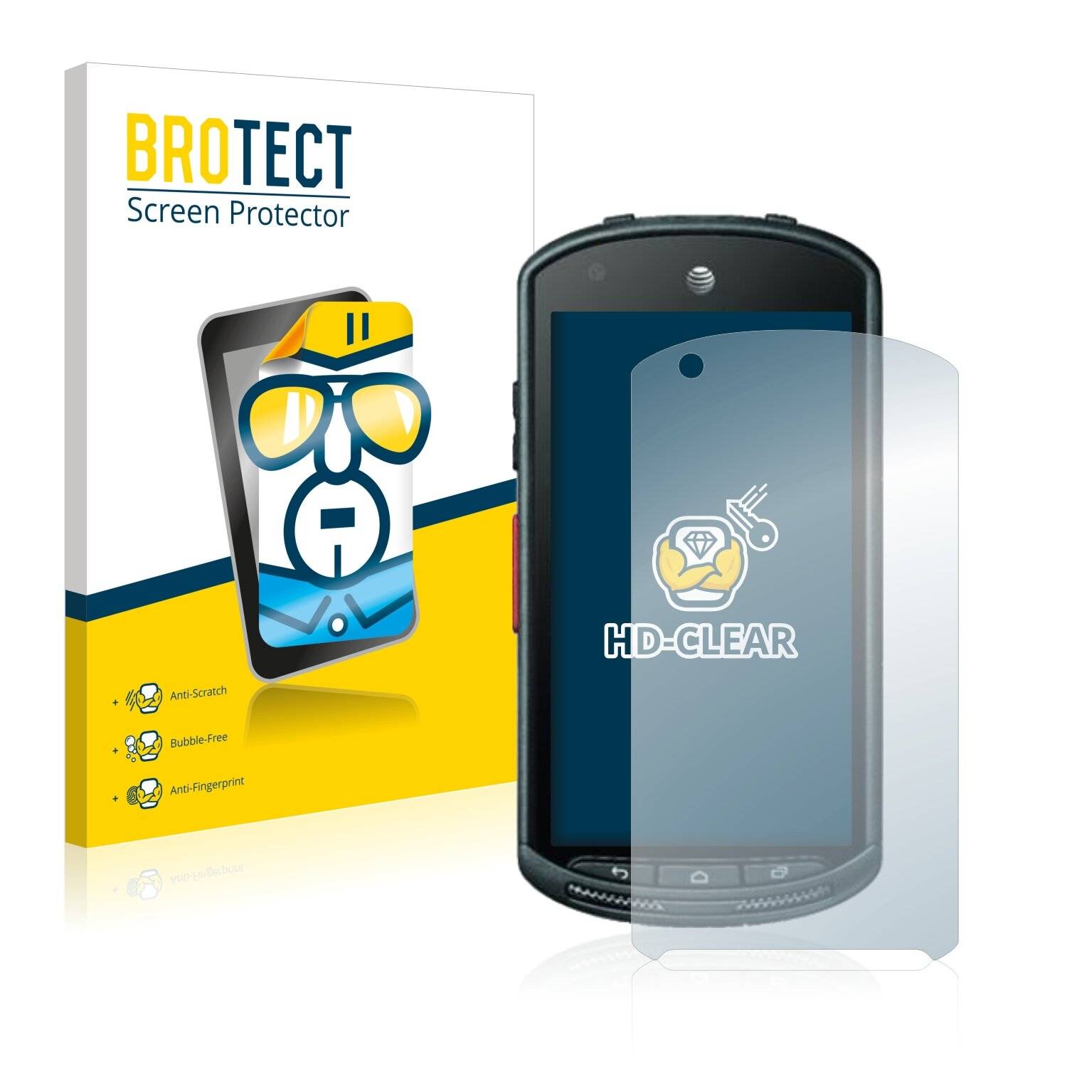 2x BROTECT HD-Clear Displayschutzfolie für Kyocera