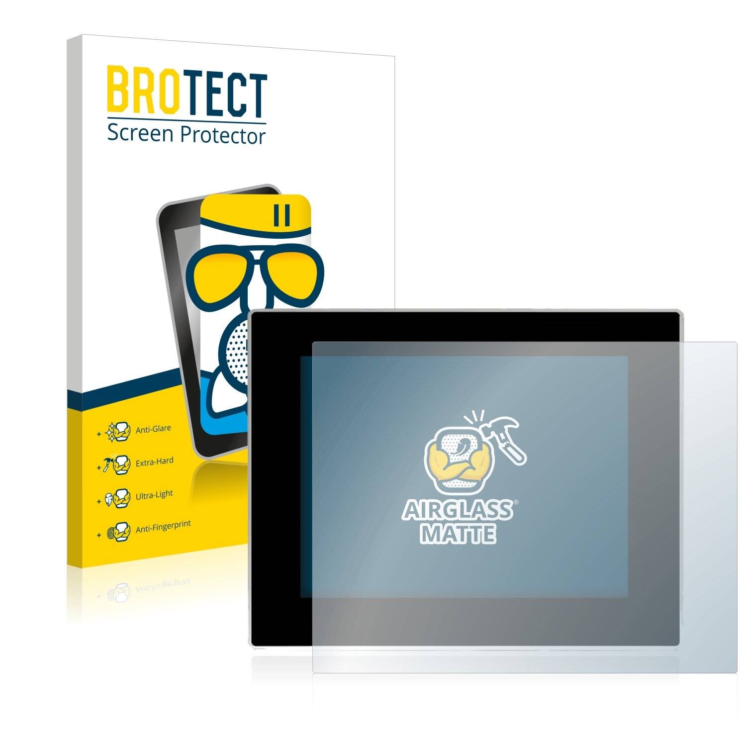 BROTECT AirGlass Matte Schutzglas Folie für Panasonic