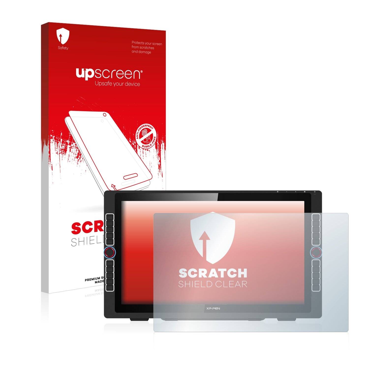 upscreen Scratch Shield Clear Premium Displayschutzfolie für XP-Pen Artists 22R