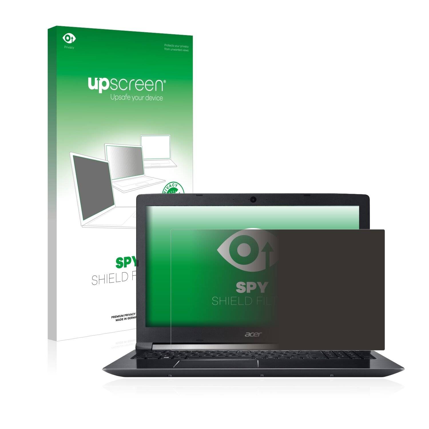 upscreen Spy Shield Filter Premium Blickschutzfilter für Acer Aspire 7