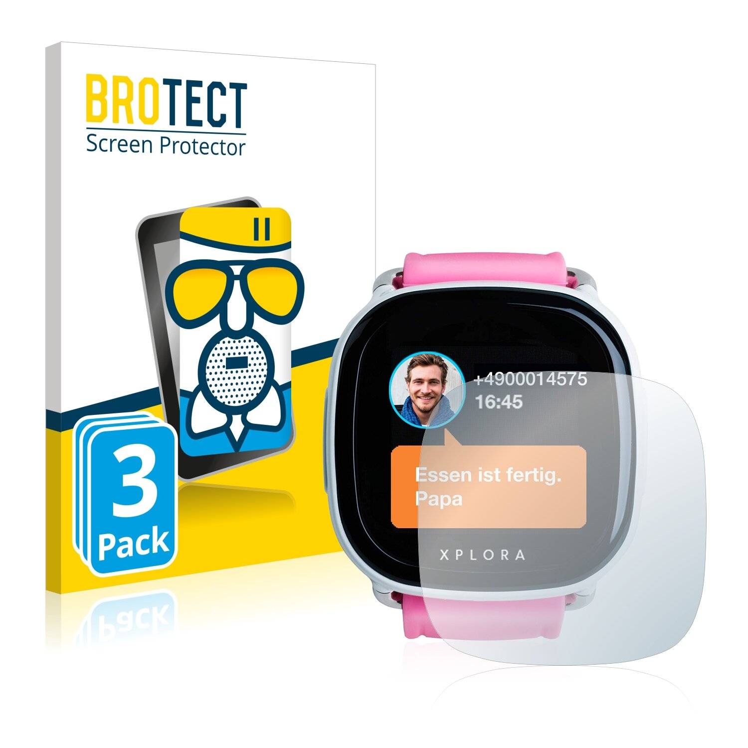 3x BROTECT AirGlass Matte Schutzglas Folie für Xplora