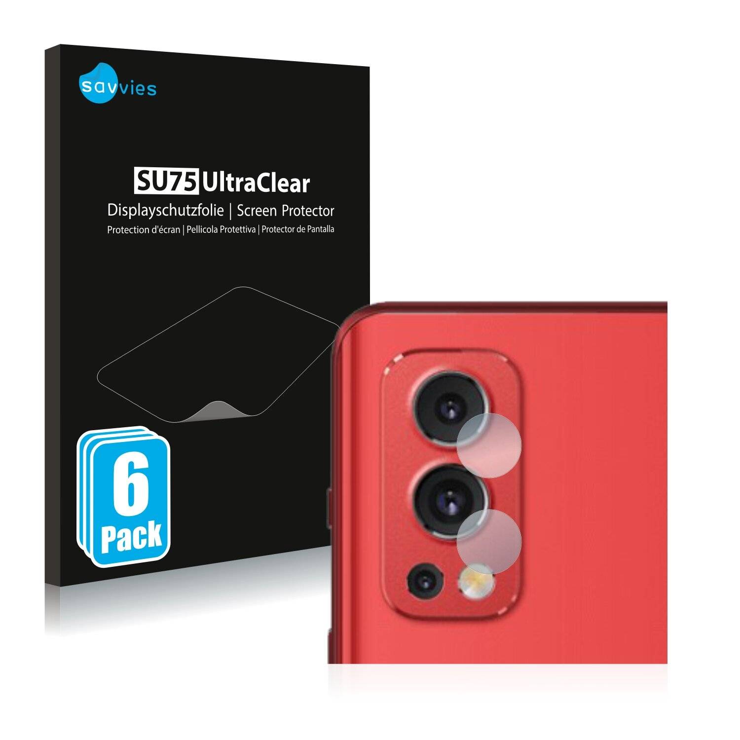 6x Savvies SU75 Displayschutzfolie für Ansung