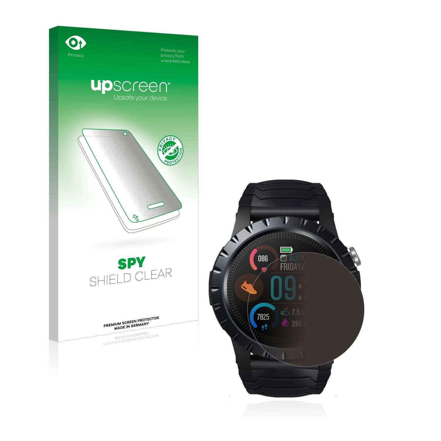 upscreen Spy Shield Clear Premium Blickschutzfolie für Zeblaze