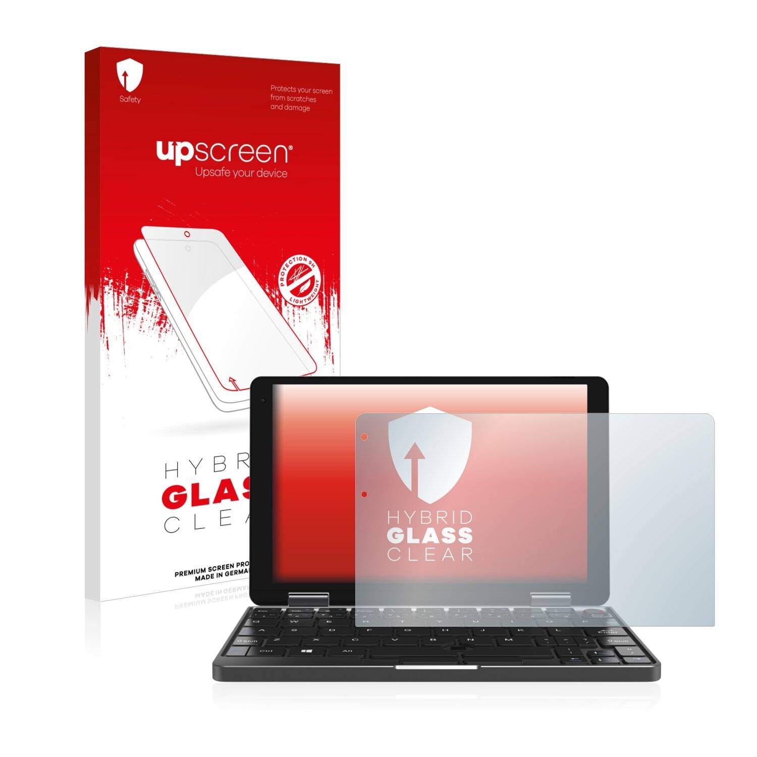 upscreen Hybrid Glass Clear Premium Schutzglas Folie für Chuwi