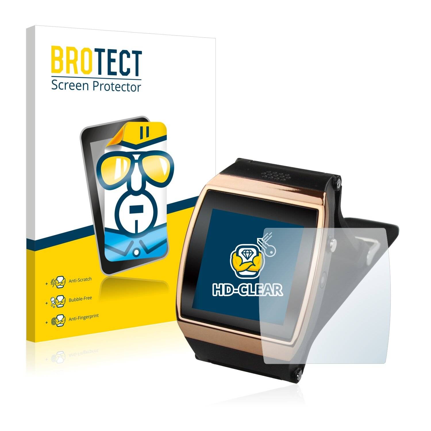 2x BROTECT HD-Clear Displayschutzfolie für Flylinktech New L15 Hi