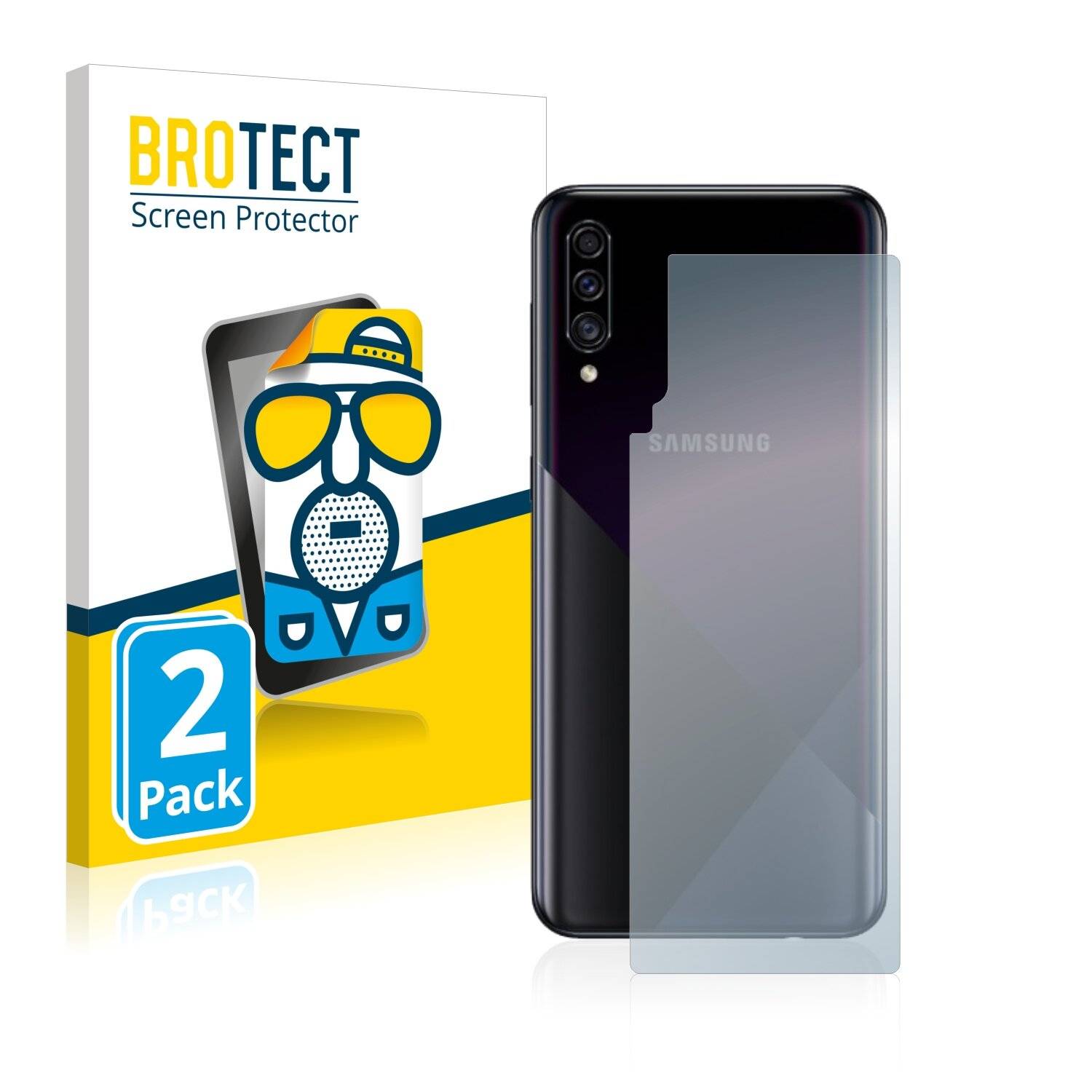 2x BROTECT Matte Displayschutzfolie für Samsung Galaxy A30s (Rückseite) - Entspiegelt,