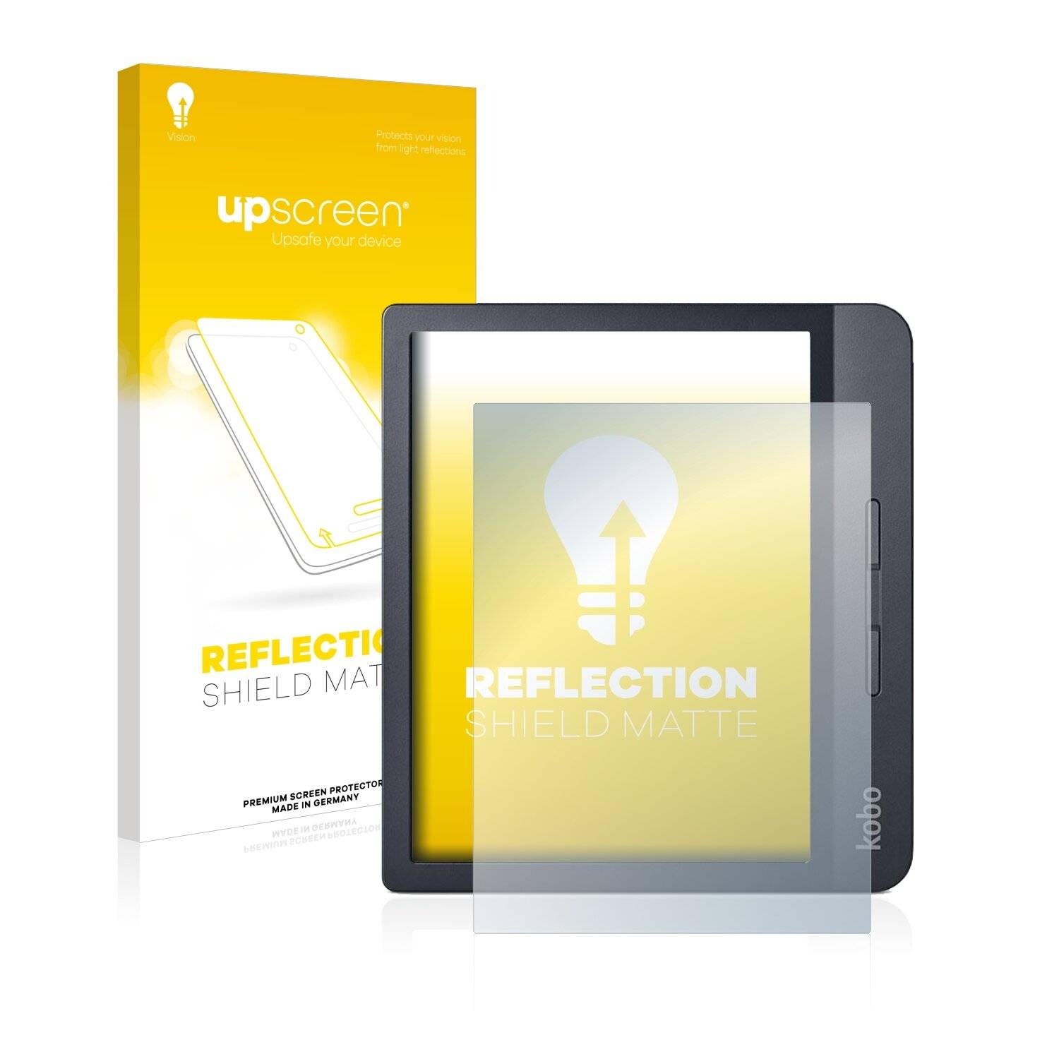 upscreen Reflection Shield Matte Premium Displayschutzfolie für Kobo Libra