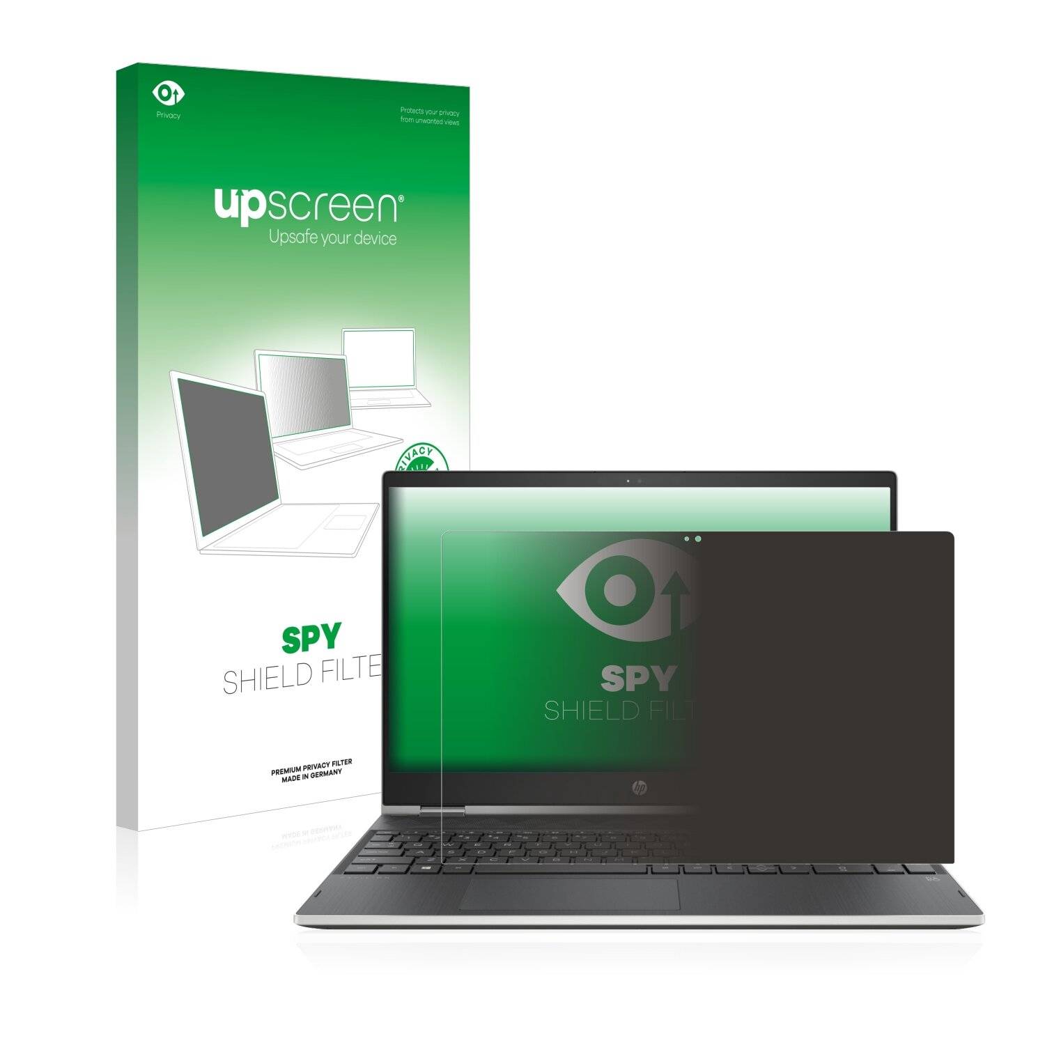 upscreen Spy Shield Filter Premium Blickschutzfilter für HP Pavilion x360