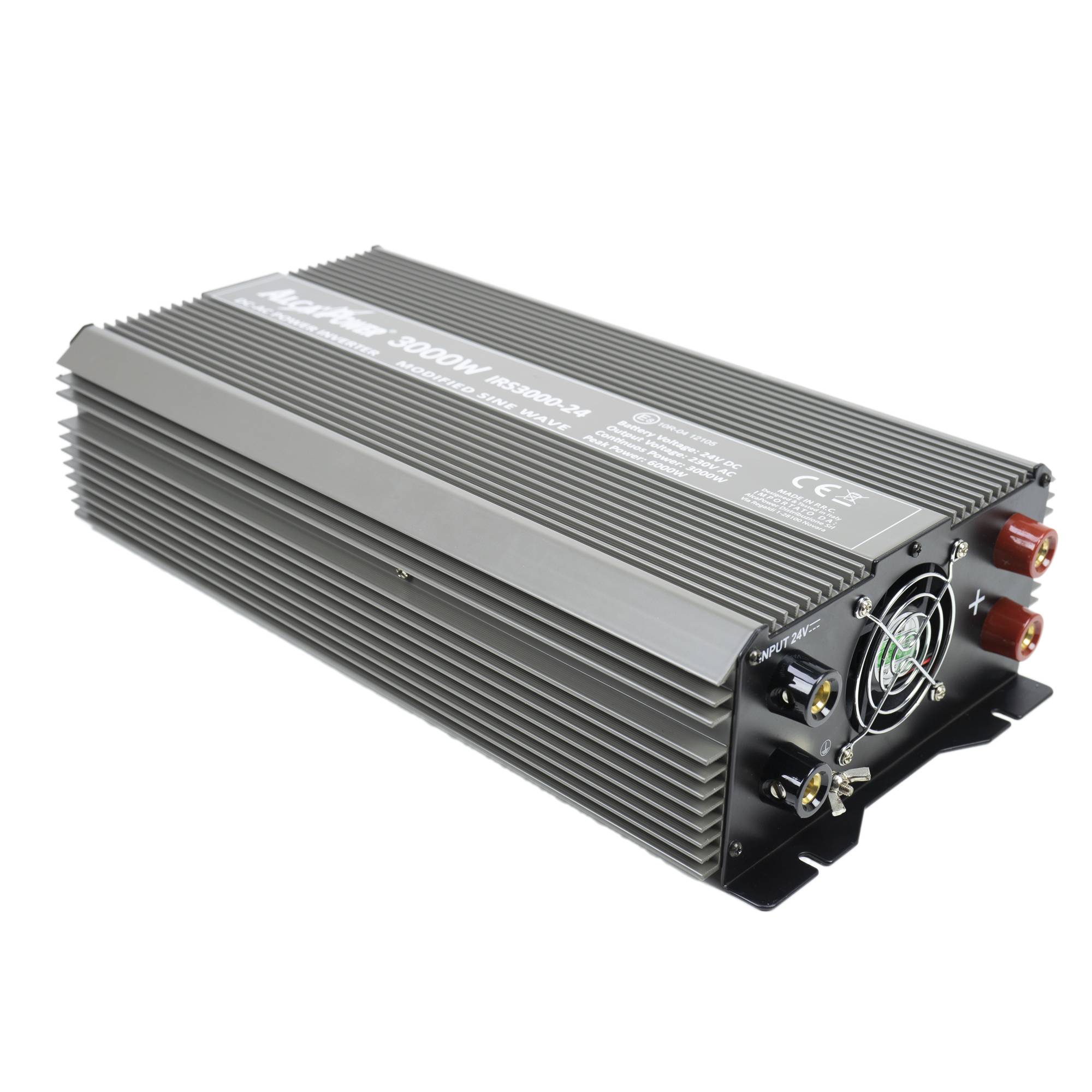 RO: Invertor de tensiune AlcaPower by President 3000W alimentare 24V, iesire 230V, unda sinus modificat, port SB, intrare telecomanda