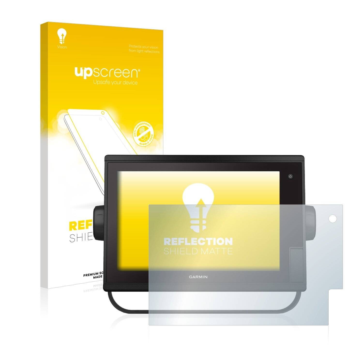 upscreen Reflection Shield Matte Premium Displayschutzfolie für Garmin GPSMAP 722