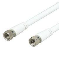 Schwaiger KVCHQ150 532 - 15 m - F - F - Weiß - F-Stecker - 15m - 75 Ohm - 90 dB