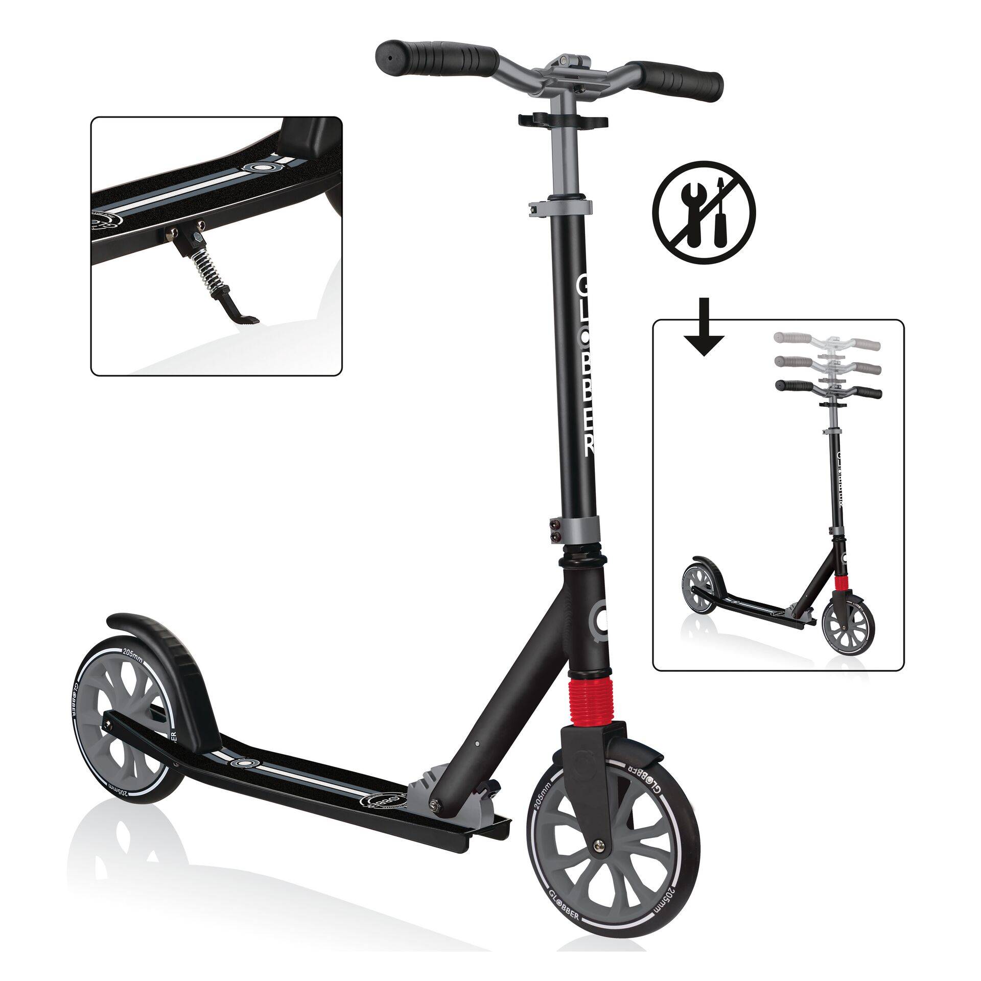 GLOBBER NL 205 schwarz-grau