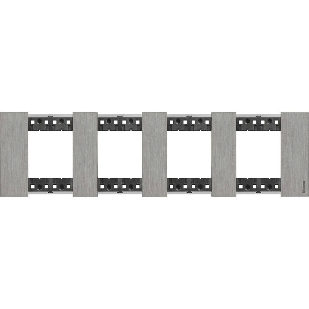 ABB Busch-Jaeger Raumcontroller mit Schaltaktoren, der eine metallische Gitterstruktur aufweist.