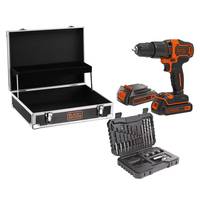 Black & Decker Akku-Schlagbohrschraube BDCHD18B2FC 2x1.5Ah 18V