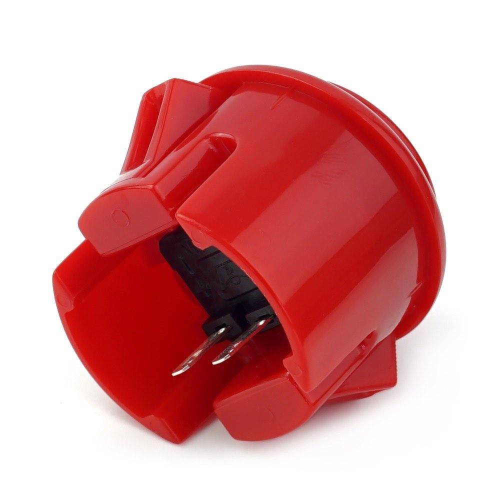 Arcade Button, 30mm - Farbe: rot
