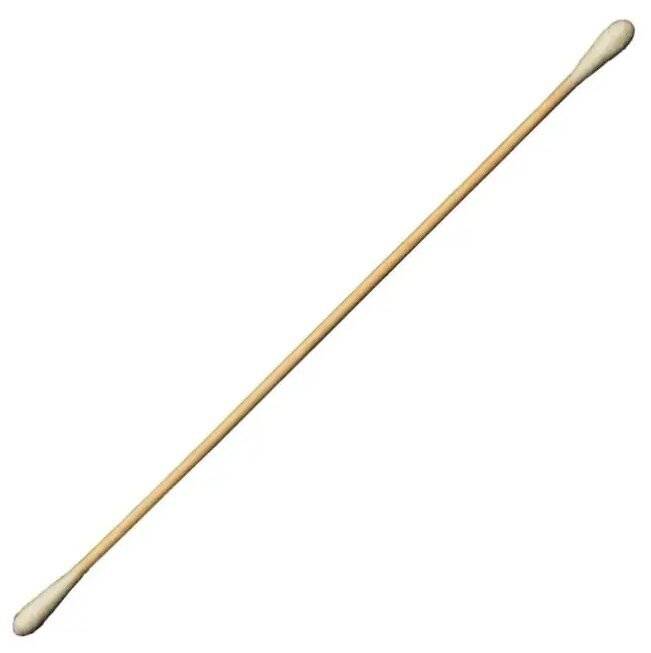 Wattestäbchen, beidseitig, Holz, 127mm