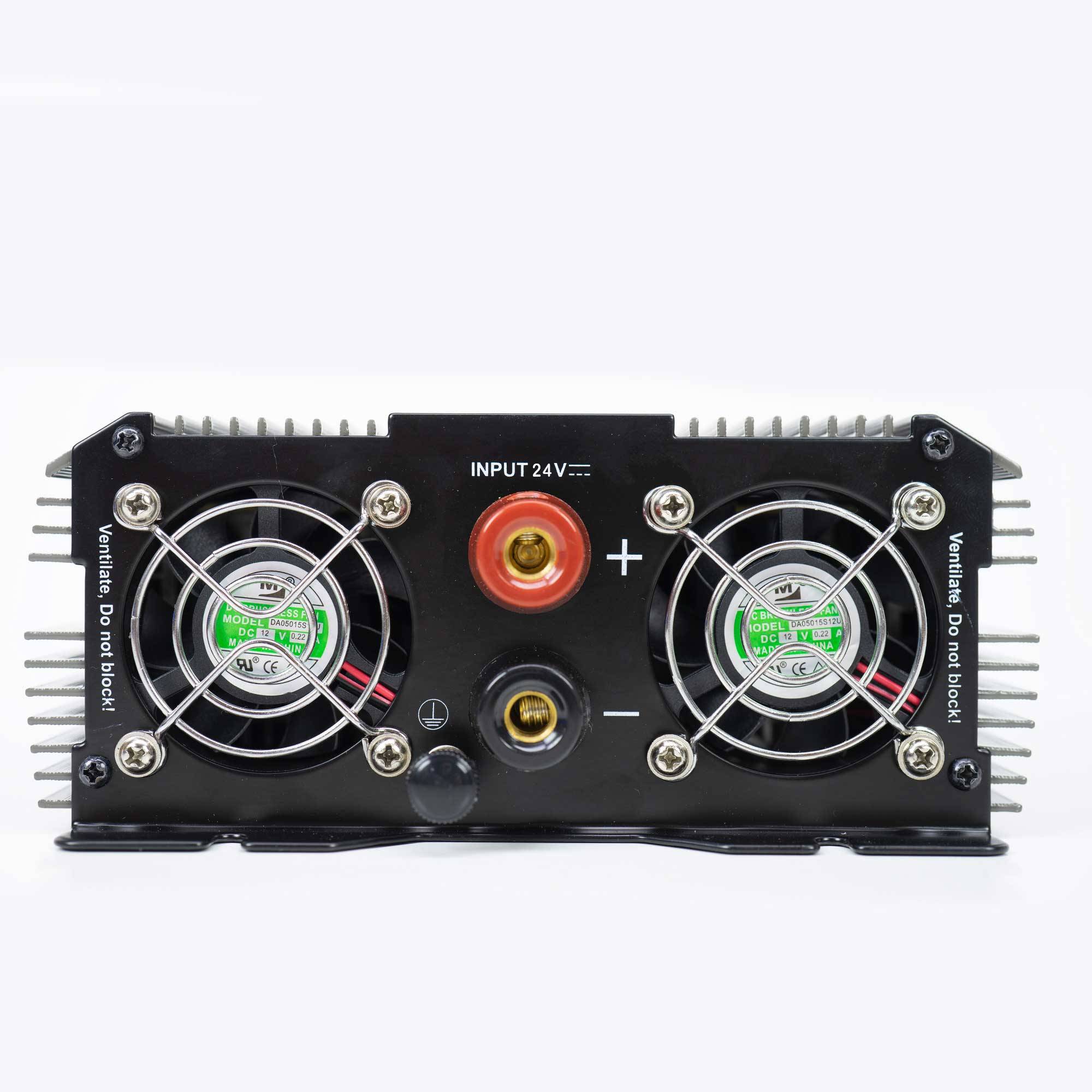 RO: Invertor de tensiune AlcaPower by President 1000W 24V-230V, sinusoida modificata, port USB